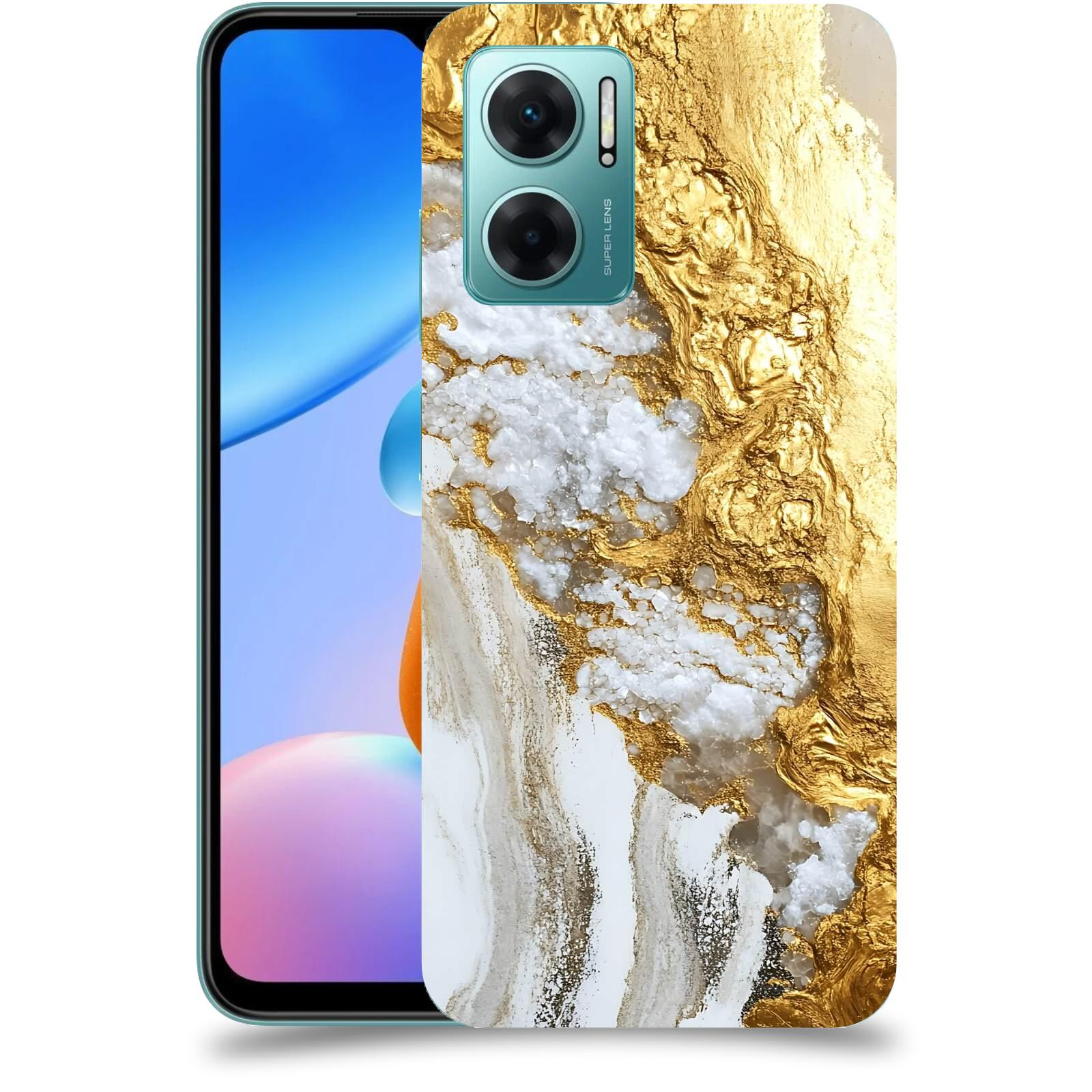 ACOVER Kryt na mobil Xiaomi Redmi 10 5G - Liquid Gold V