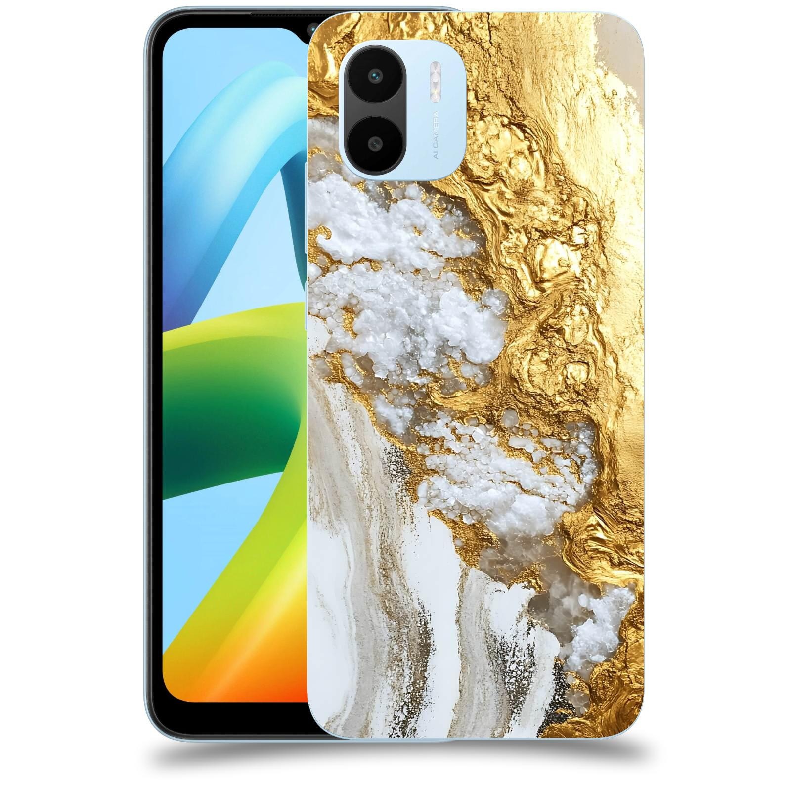 ACOVER Kryt na mobil Xiaomi Redmi A1 - Liquid Gold V
