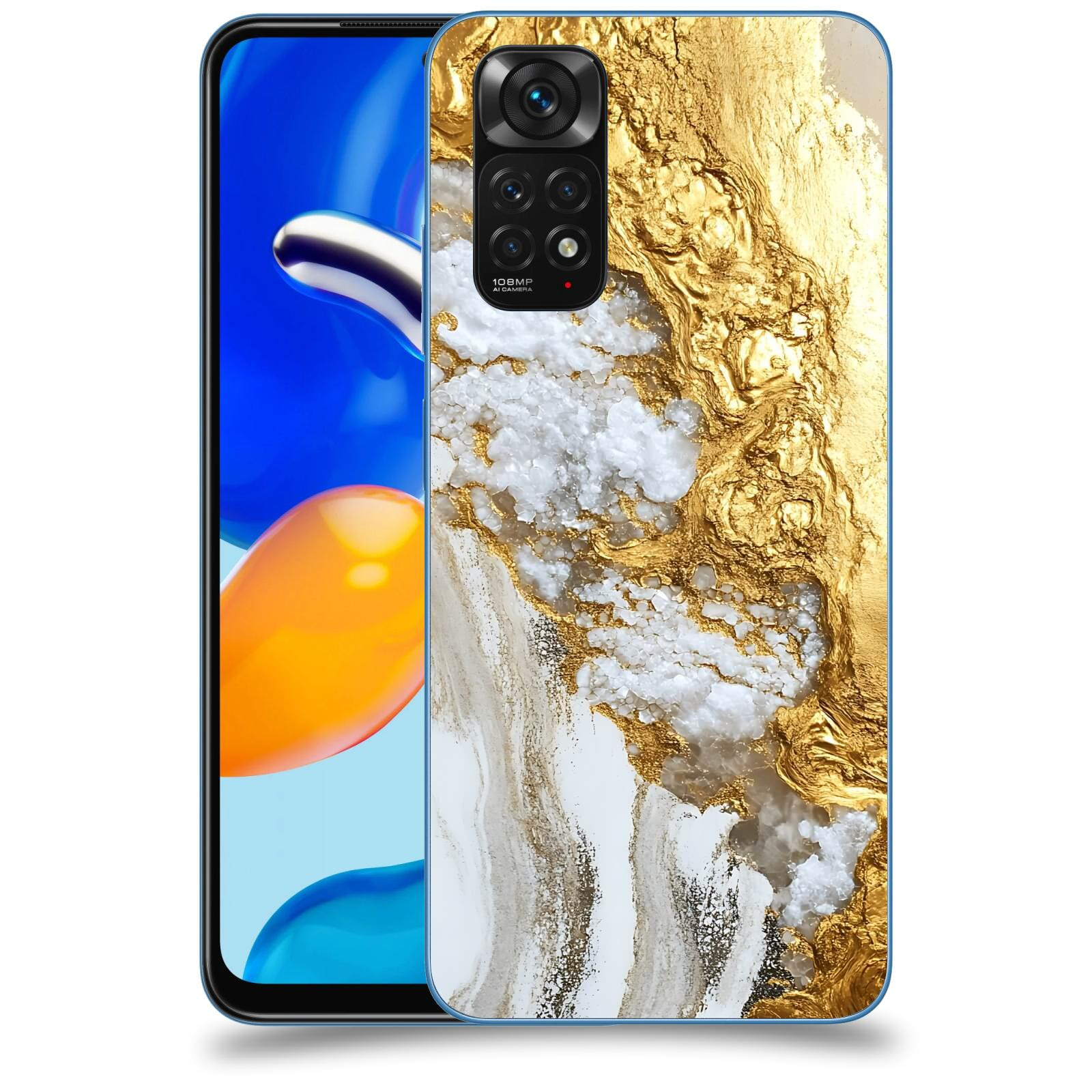 ACOVER Kryt na mobil Xiaomi Redmi Note 11S - Liquid Gold V