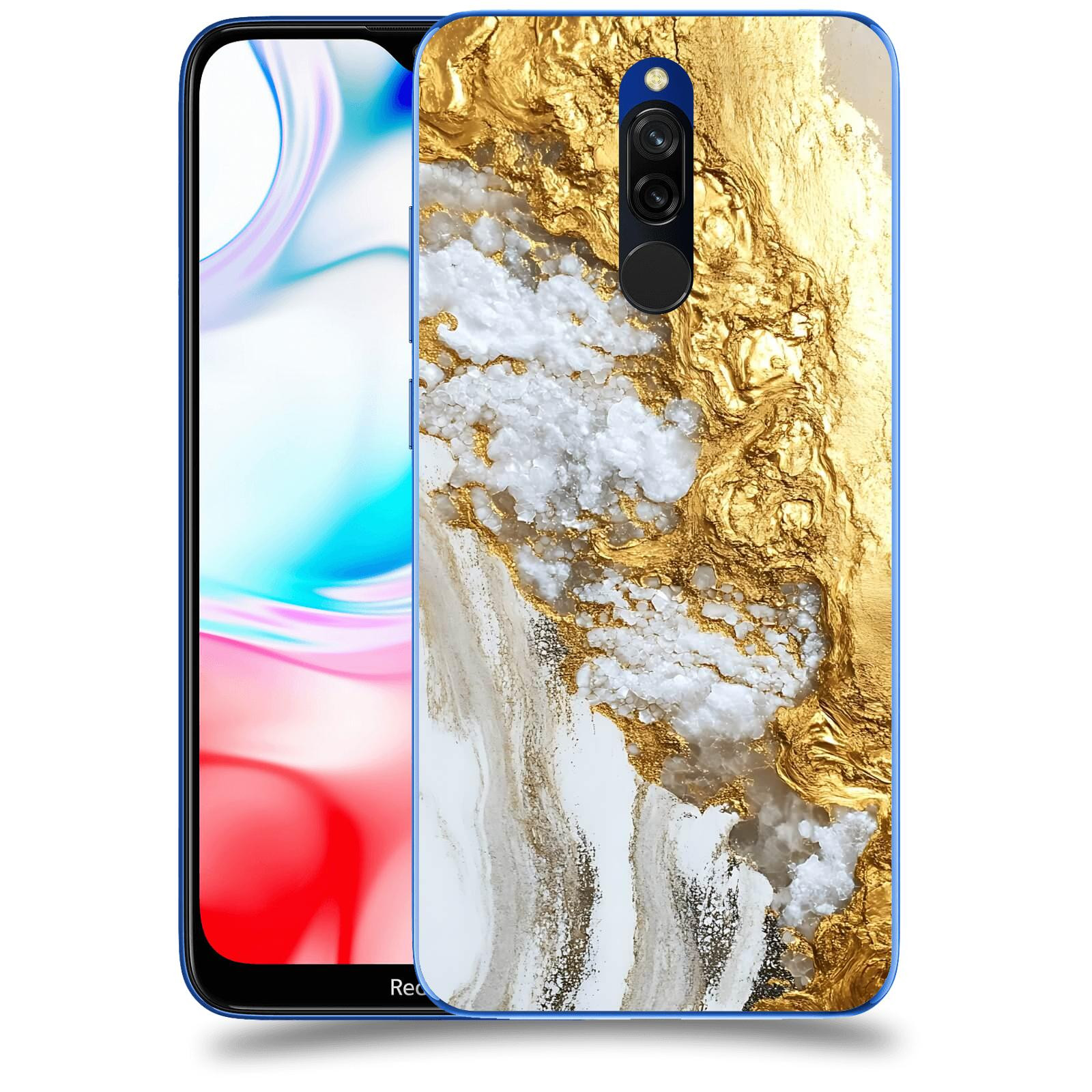 ACOVER Kryt na mobil Xiaomi Redmi 8 - Liquid Gold V