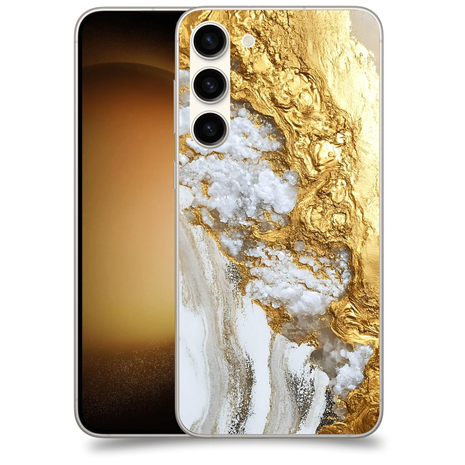 ACOVER Kryt na mobil Samsung Galaxy S23+ 5G - Liquid Gold V