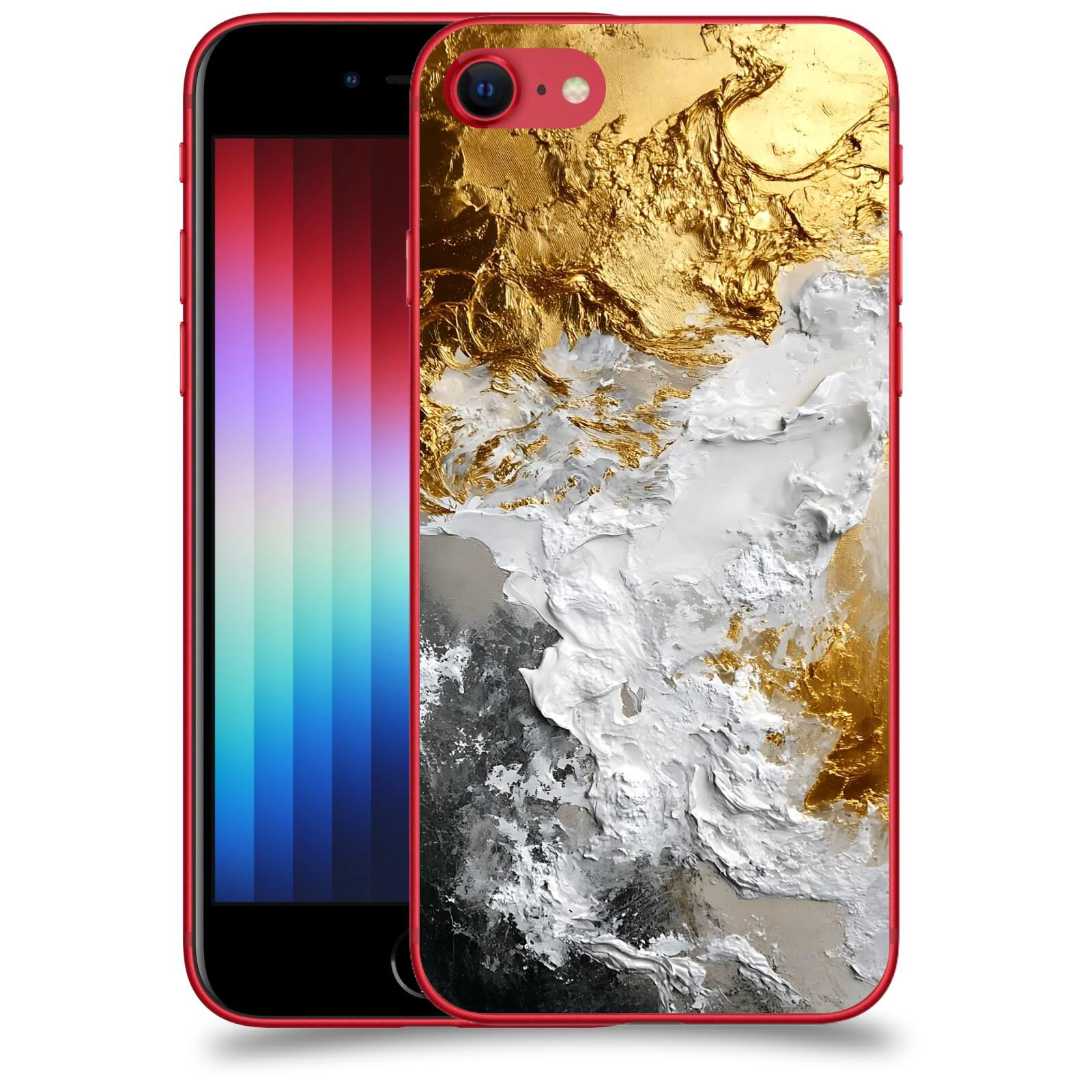 ACOVER Kryt na mobil Apple iPhone SE 2022 - Liquid Gold VI