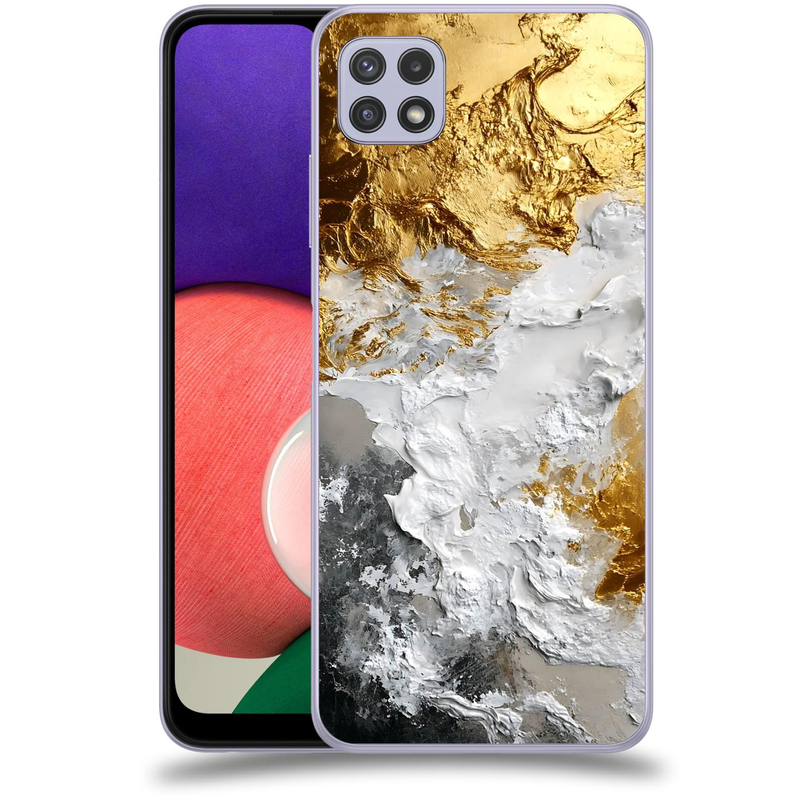 ACOVER Kryt na mobil Samsung Galaxy A22 5G A226B - Liquid Gold VI