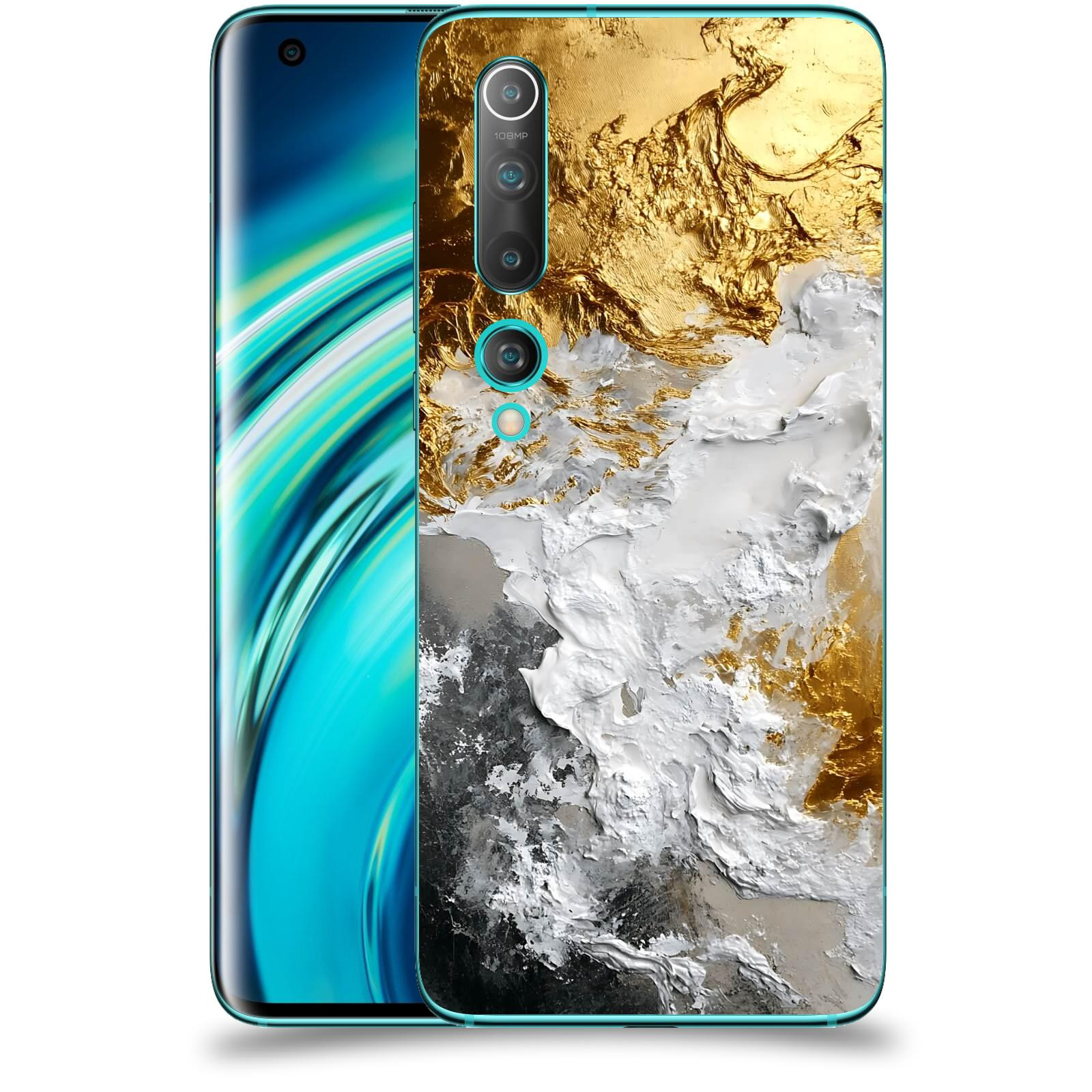 ACOVER Kryt na mobil Xiaomi Mi 10 - Liquid Gold VI