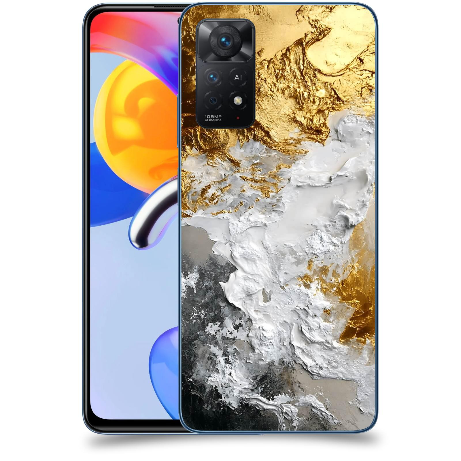 ACOVER Kryt na mobil Xiaomi Redmi Note 11 Pro 5G - Liquid Gold VI