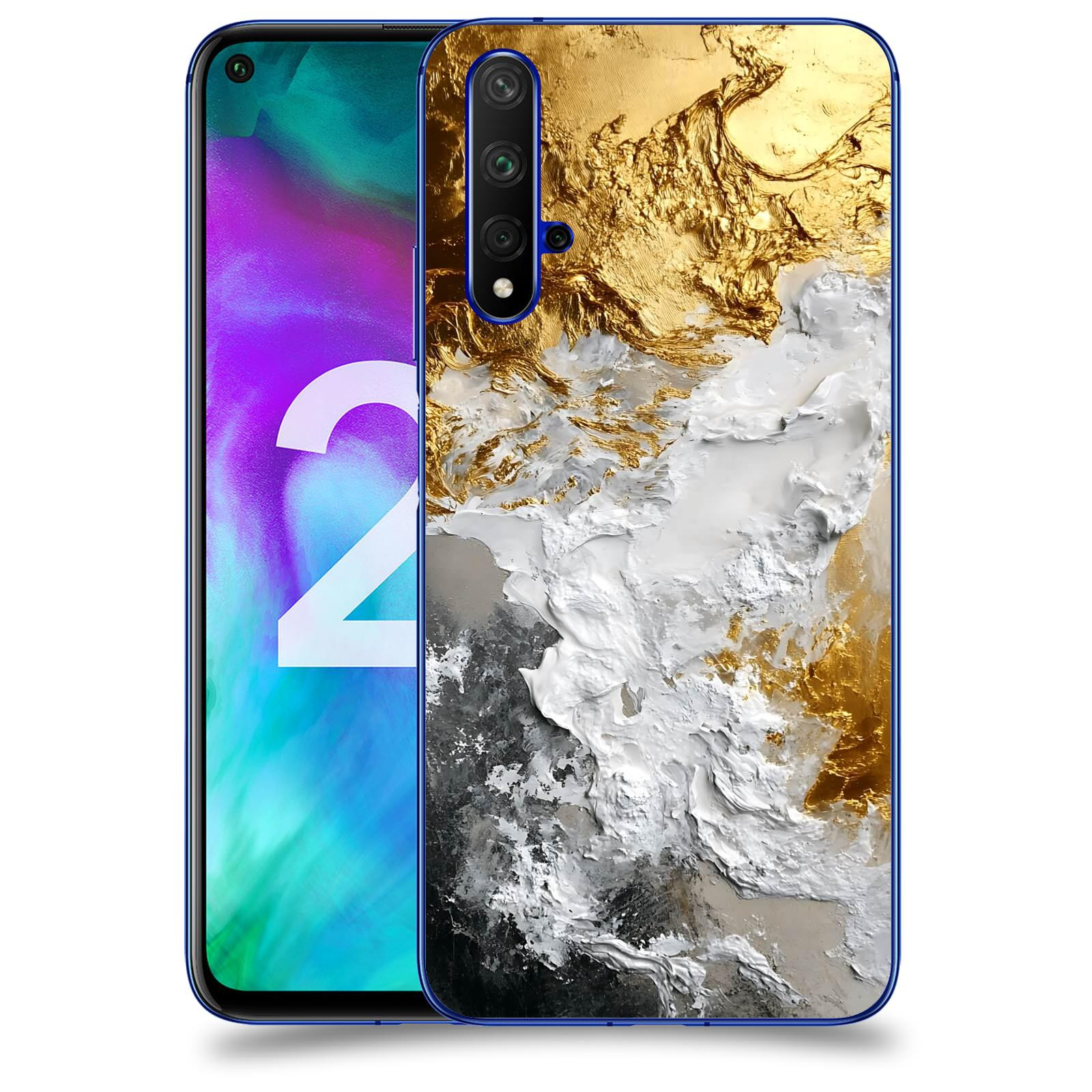 ACOVER Kryt na mobil Honor 20 - Liquid Gold VI