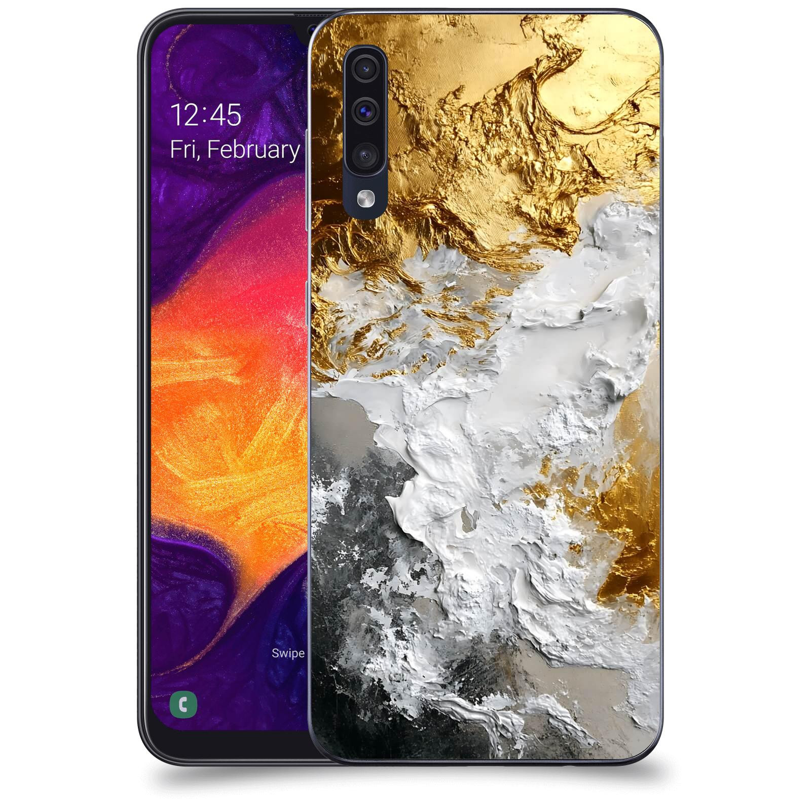 ACOVER Kryt na mobil Samsung Galaxy A50 A505F - Liquid Gold VI