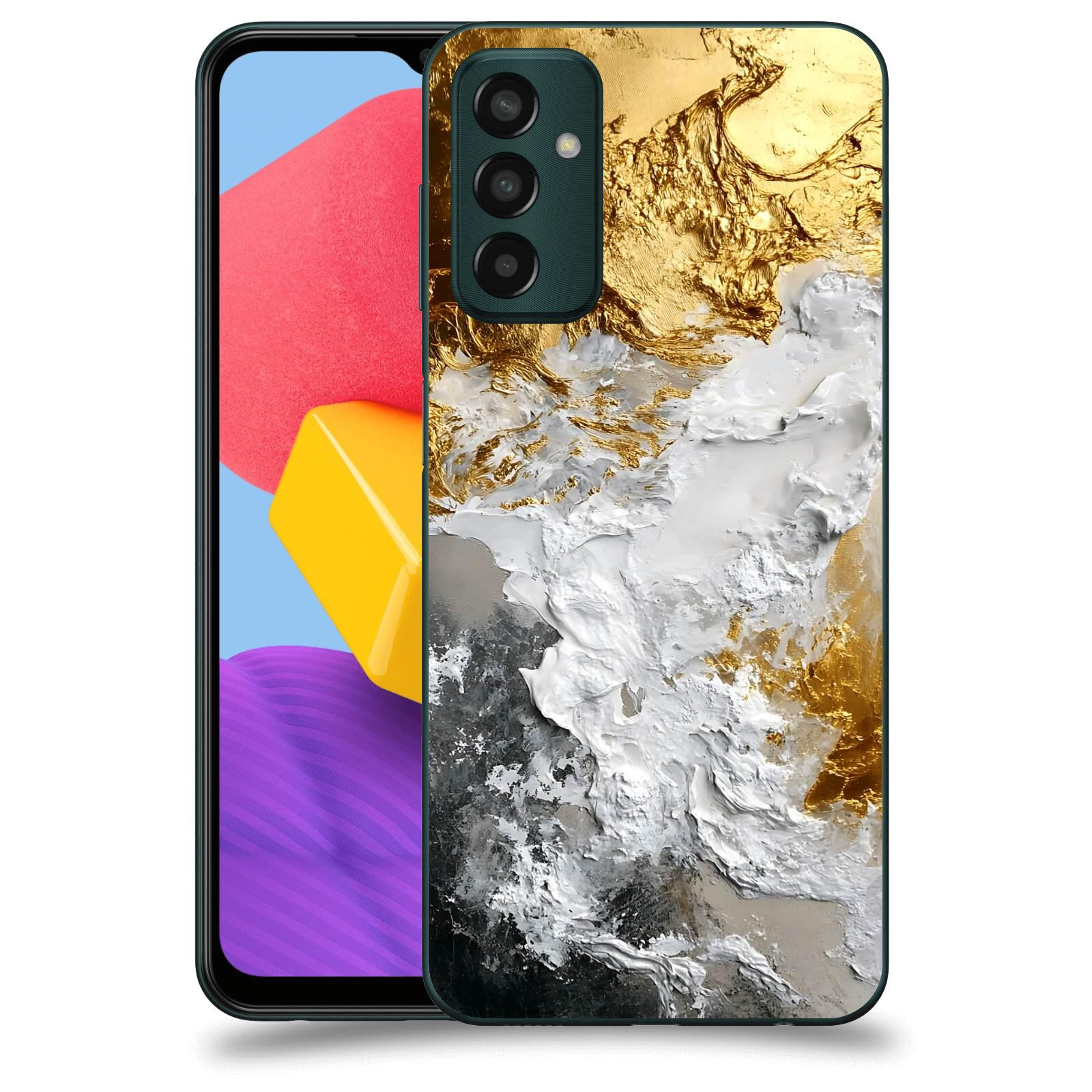 ACOVER Kryt na mobil Samsung Galaxy M13 M135F - Liquid Gold VI