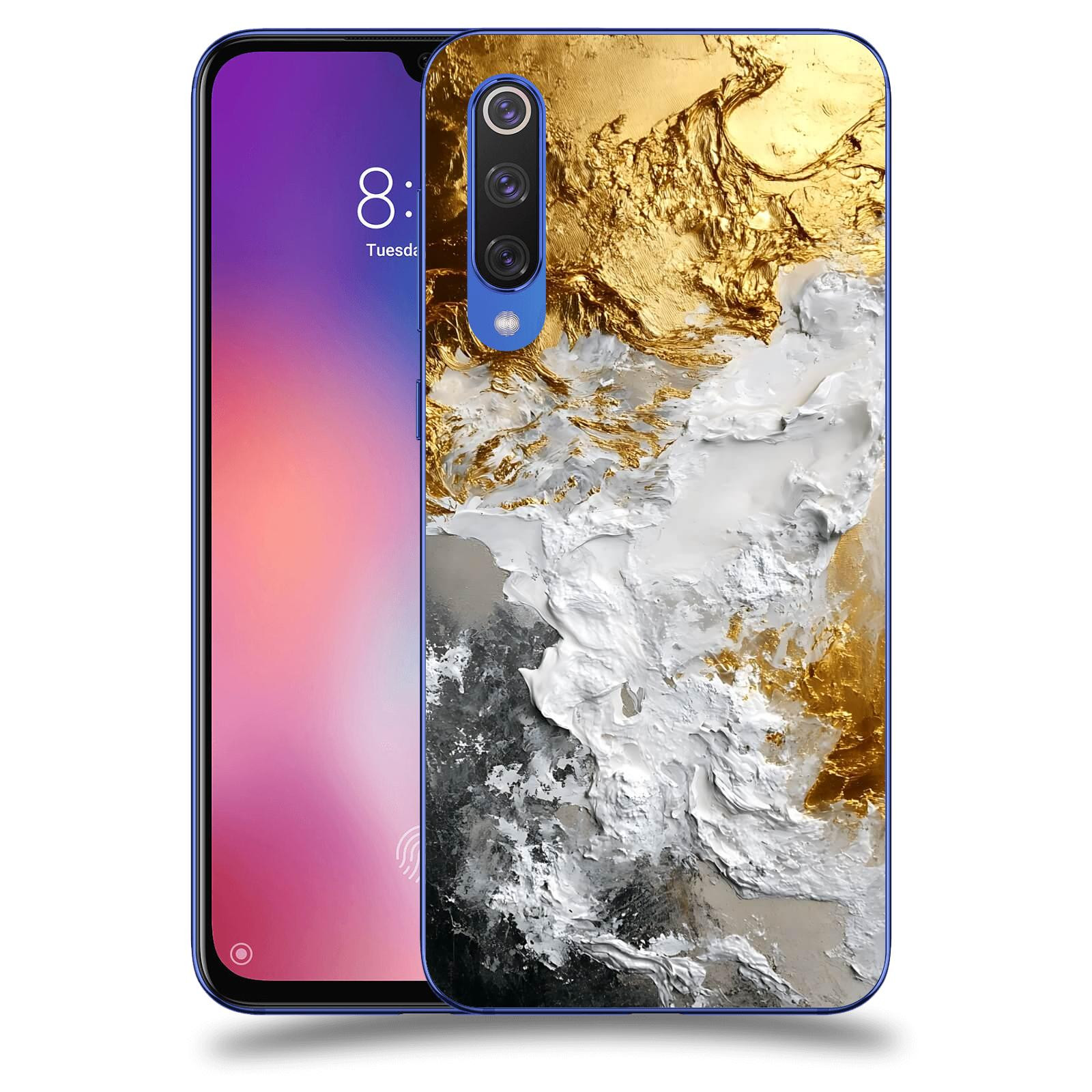 ACOVER Kryt na mobil Xiaomi Mi 9 SE - Liquid Gold VI