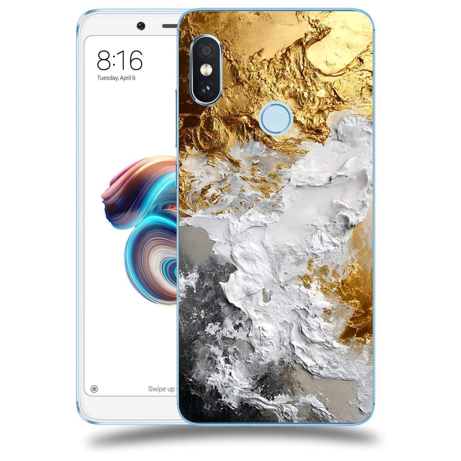 ACOVER Kryt na mobil Xiaomi Redmi Note 5 Global - Liquid Gold VI