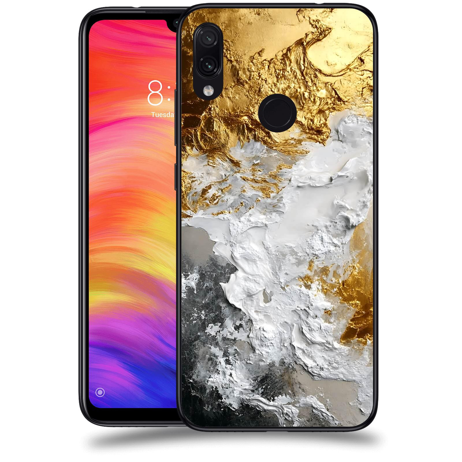 ACOVER Kryt na mobil Xiaomi Redmi Note 7 - Liquid Gold VI
