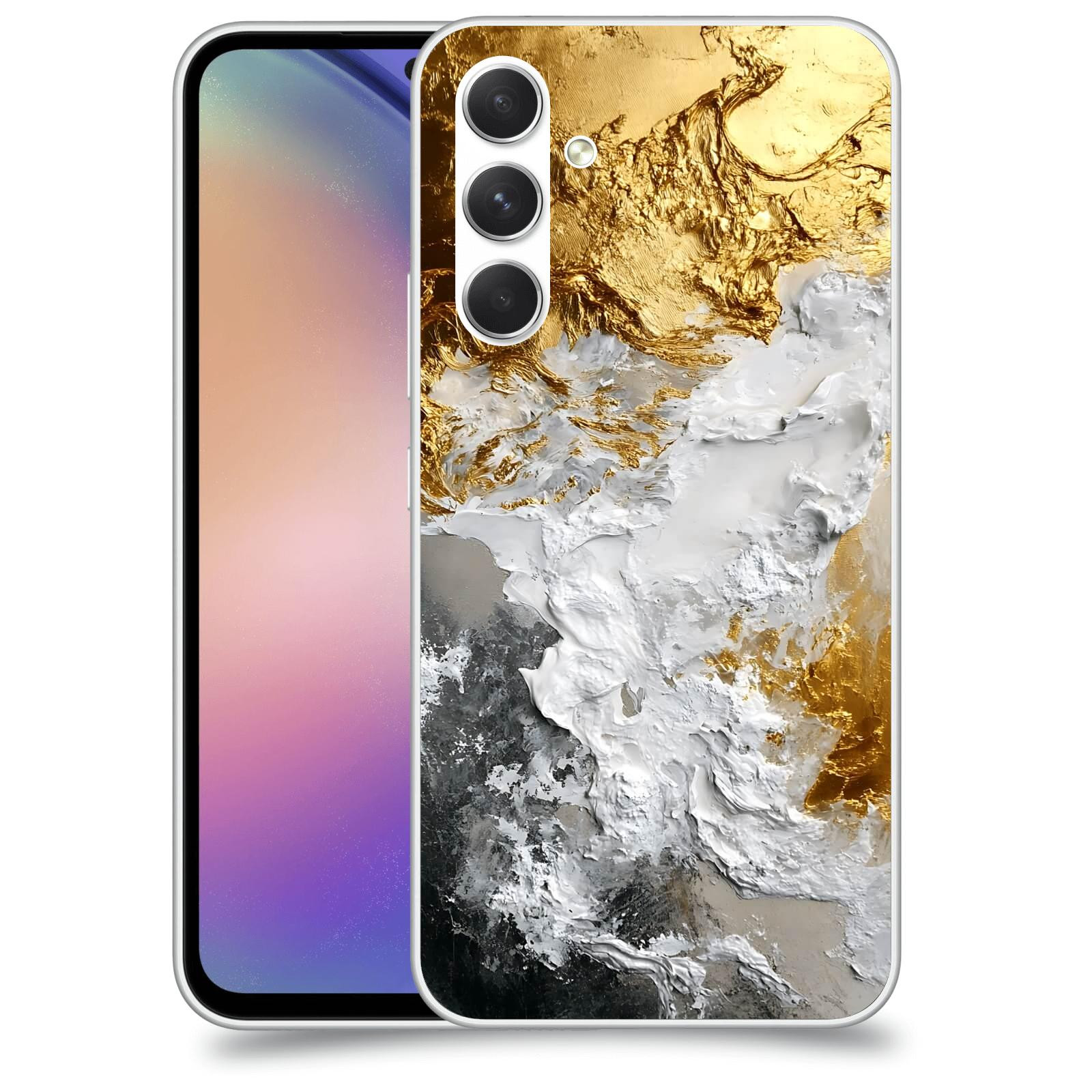 ACOVER Kryt na mobil Samsung Galaxy M54 5G - Liquid Gold VI