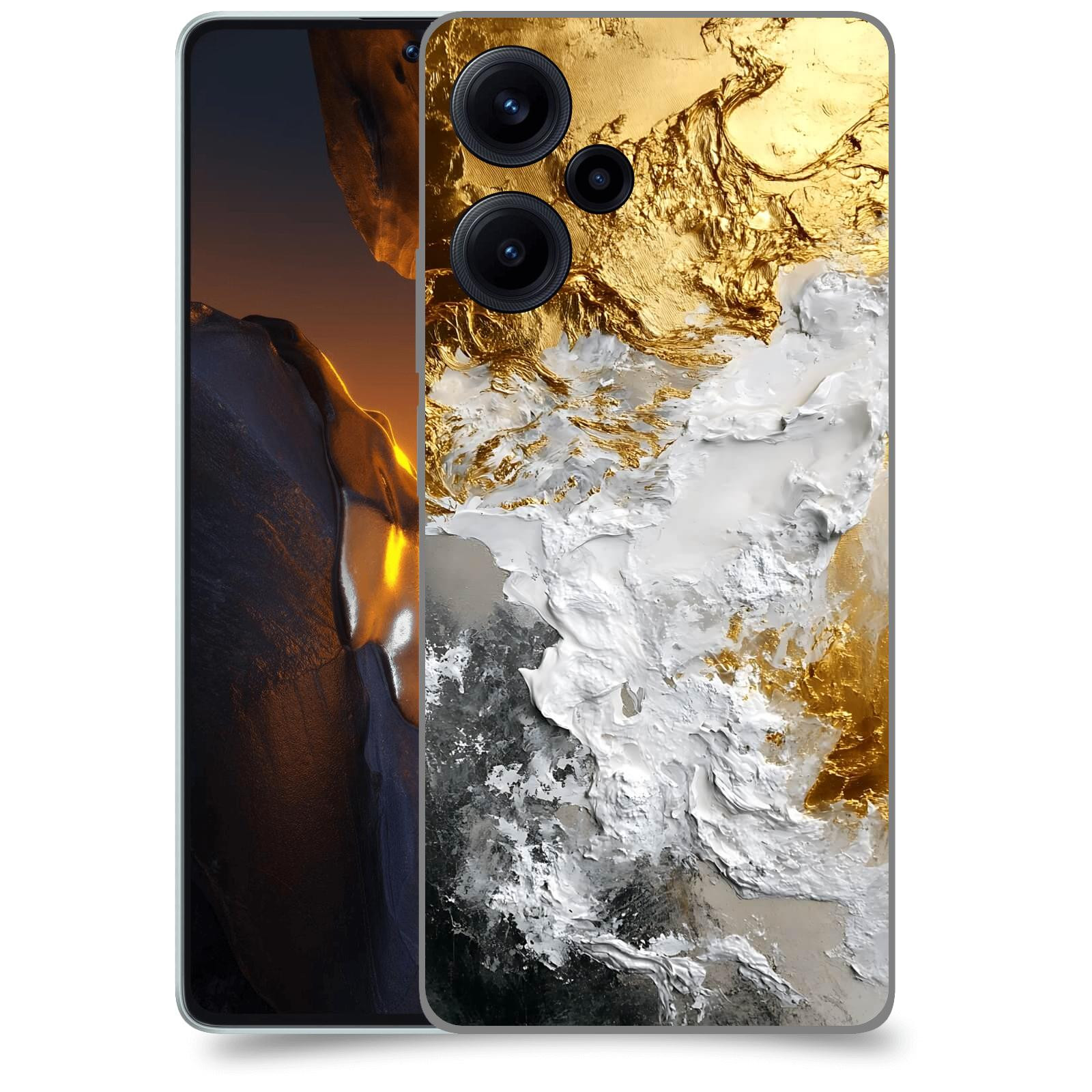 ACOVER Kryt na mobil Xiaomi Poco F5 - Liquid Gold VI