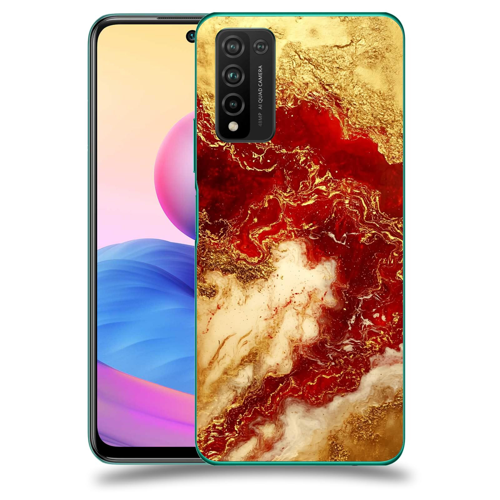 ACOVER Kryt na mobil Honor 10X Lite - Golden Blood I
