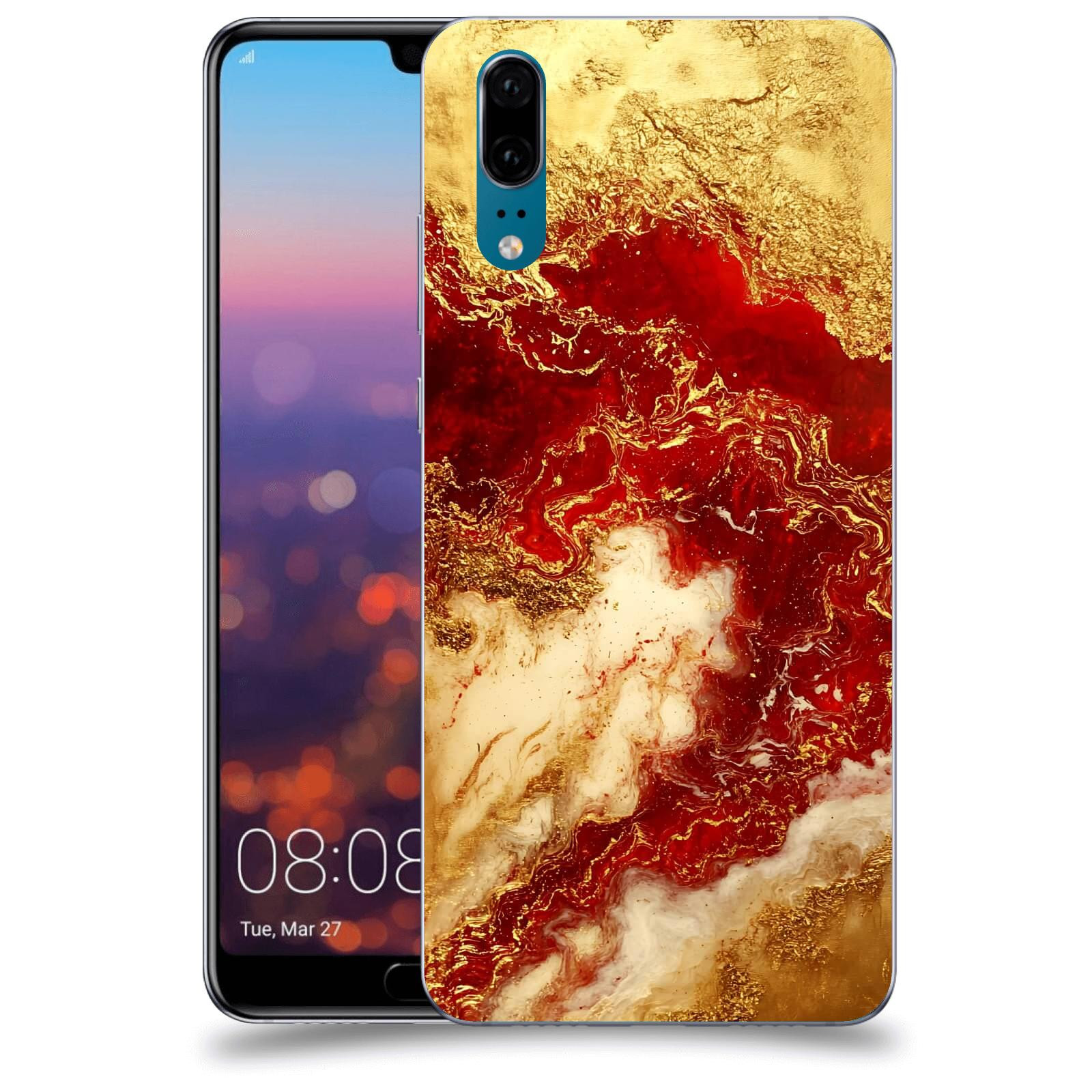 ACOVER Kryt na mobil Huawei P20 - Golden Blood I