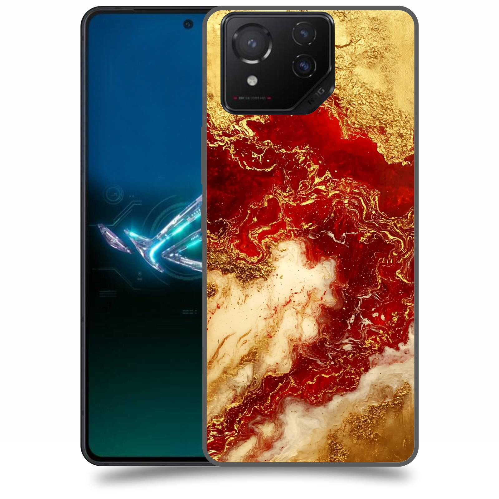 ACOVER Kryt na mobil Asus ROG Phone 8 - Golden Blood I