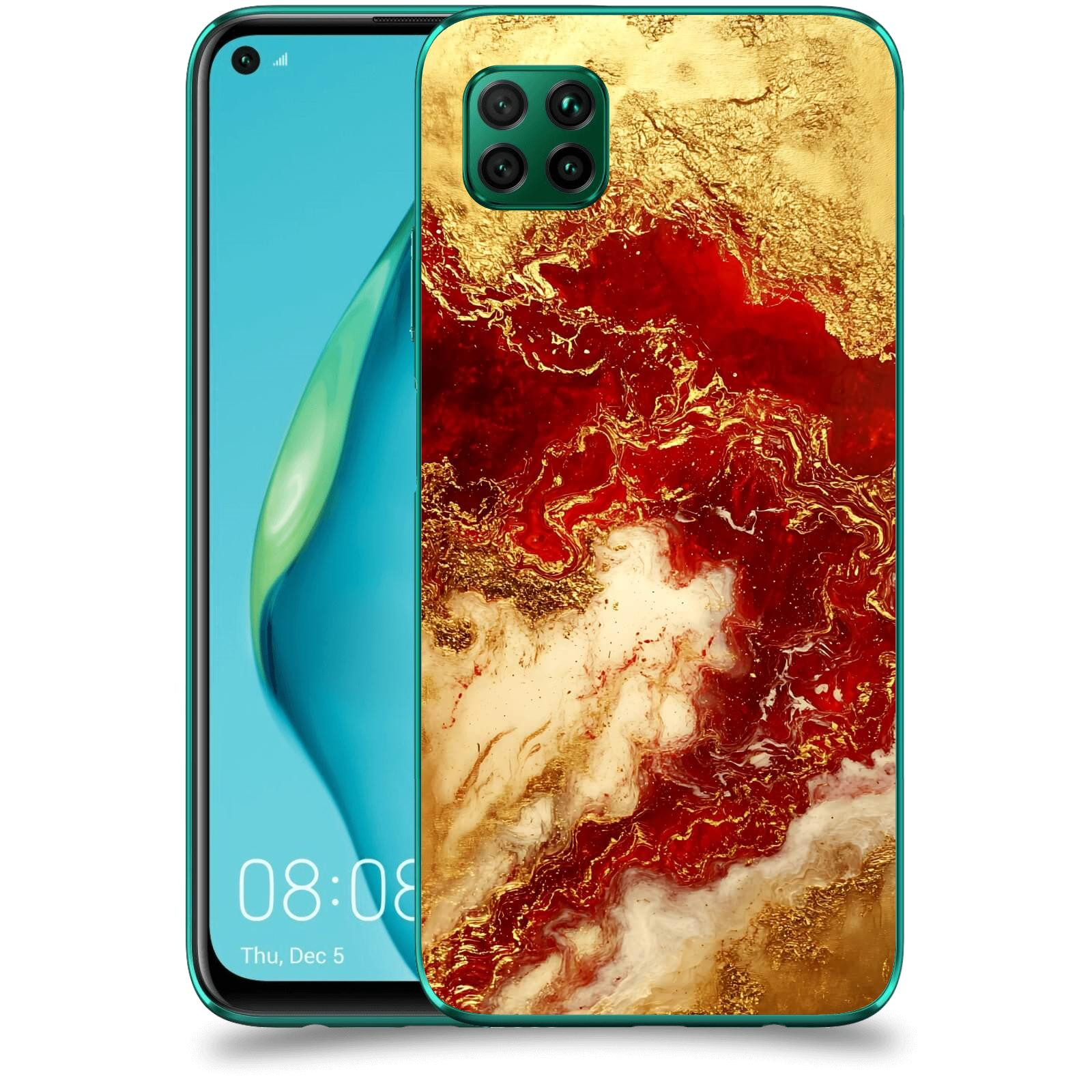 ACOVER Kryt na mobil Huawei P40 Lite - Golden Blood I