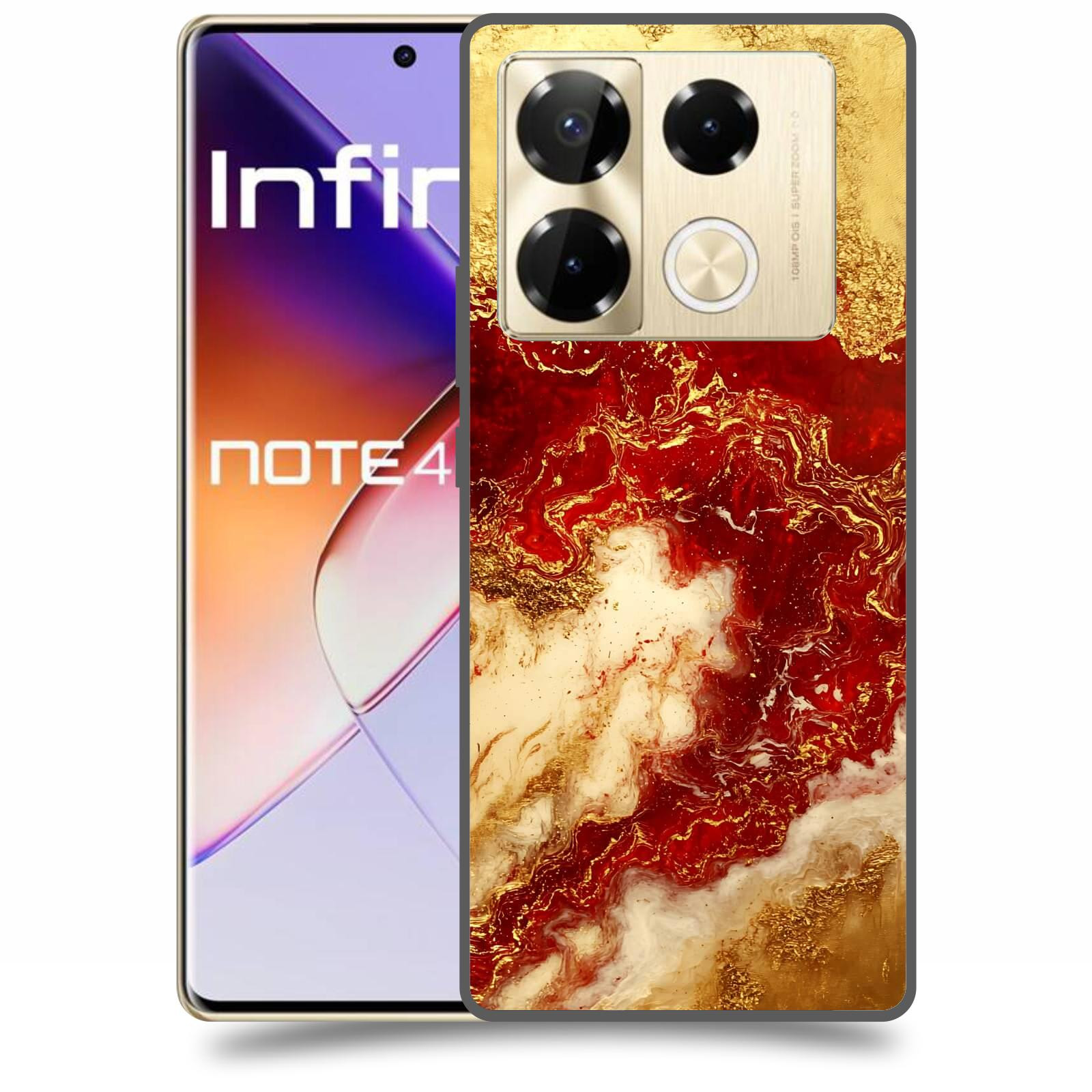 ACOVER Kryt na mobil Infinix Note 40 PRO - Golden Blood I