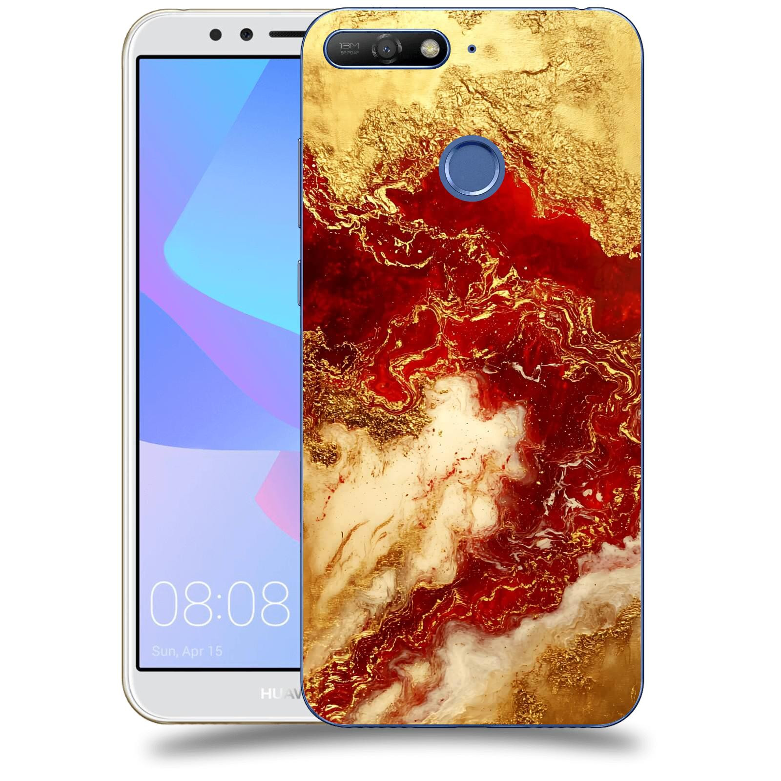 ACOVER Kryt na mobil Huawei Y6 Prime 2018 - Golden Blood I