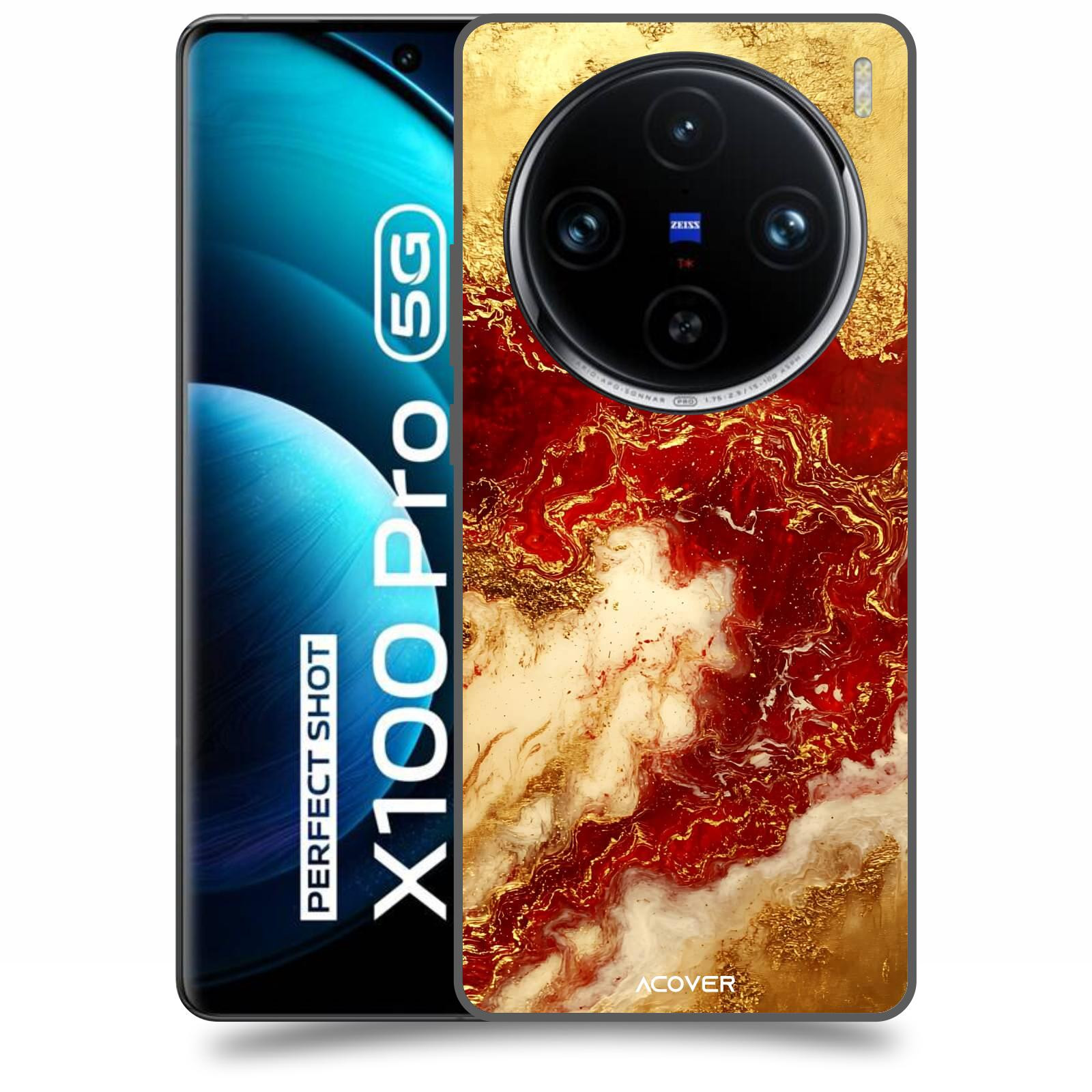ACOVER Kryt na mobil Vivo X100 Pro - Golden Blood I