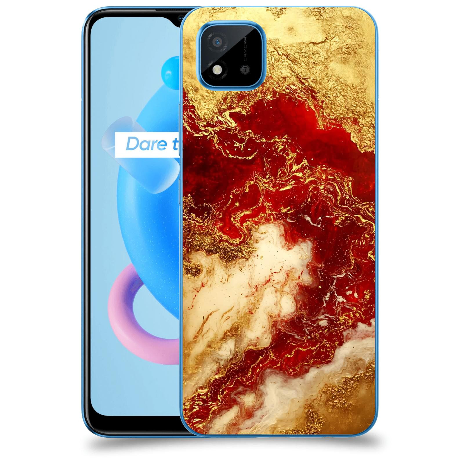 ACOVER Kryt na mobil Realme C11 (2021) - Golden Blood I