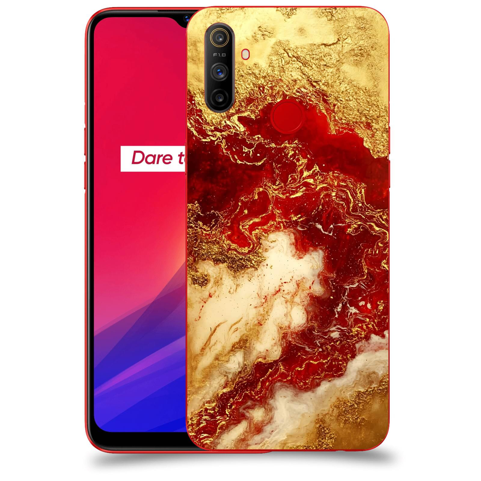 ACOVER Kryt na mobil Realme C3 - Golden Blood I