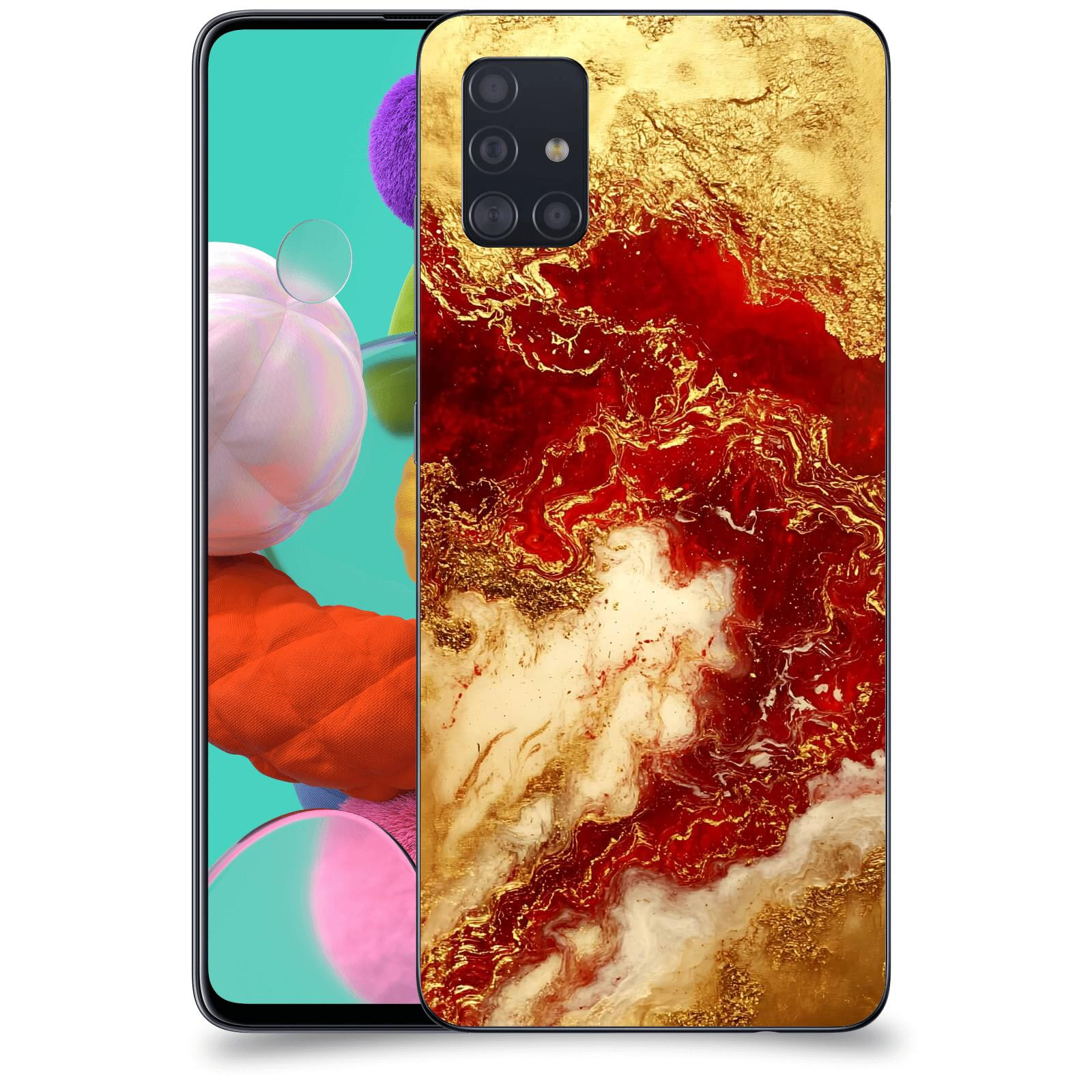 ACOVER Kryt na mobil Samsung Galaxy A51 A515F - Golden Blood I
