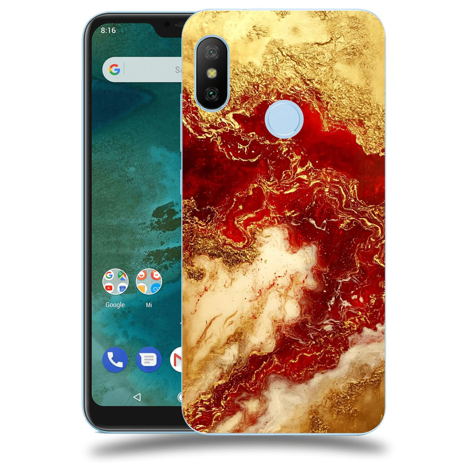 ACOVER Kryt na mobil Xiaomi Mi A2 Lite - Golden Blood I