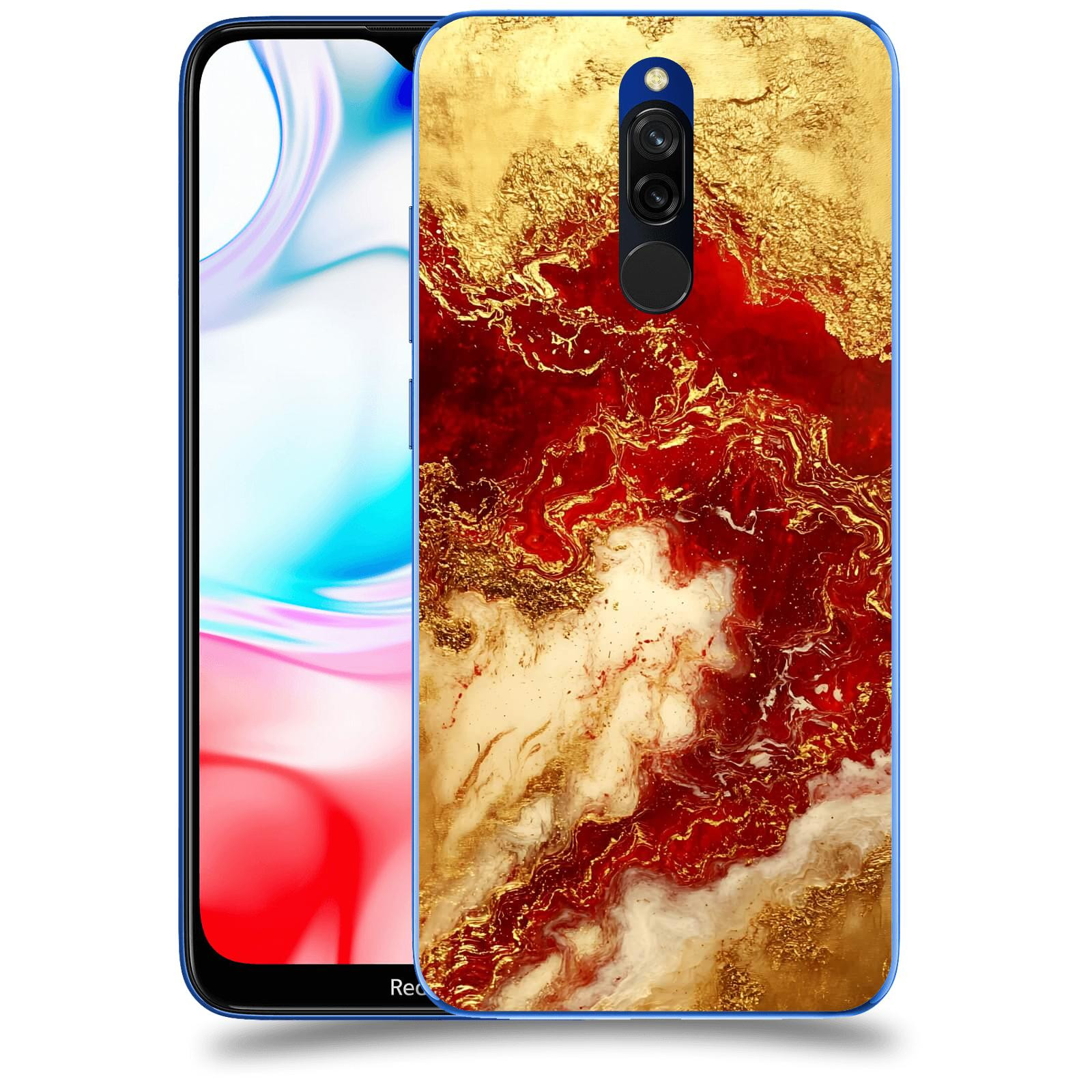 ACOVER Kryt na mobil Xiaomi Redmi 8 - Golden Blood I