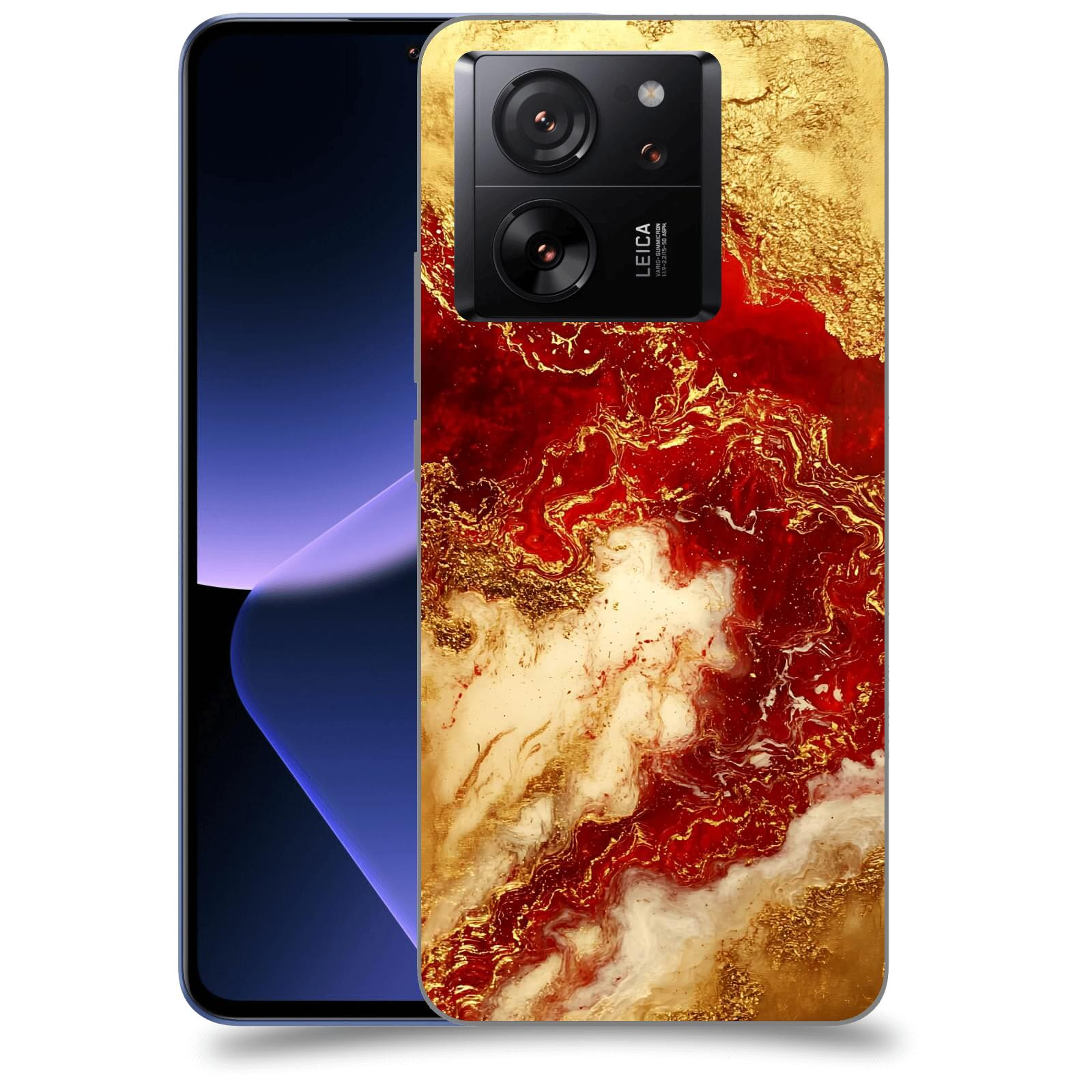 ACOVER Kryt na mobil Xiaomi 13T - Golden Blood I