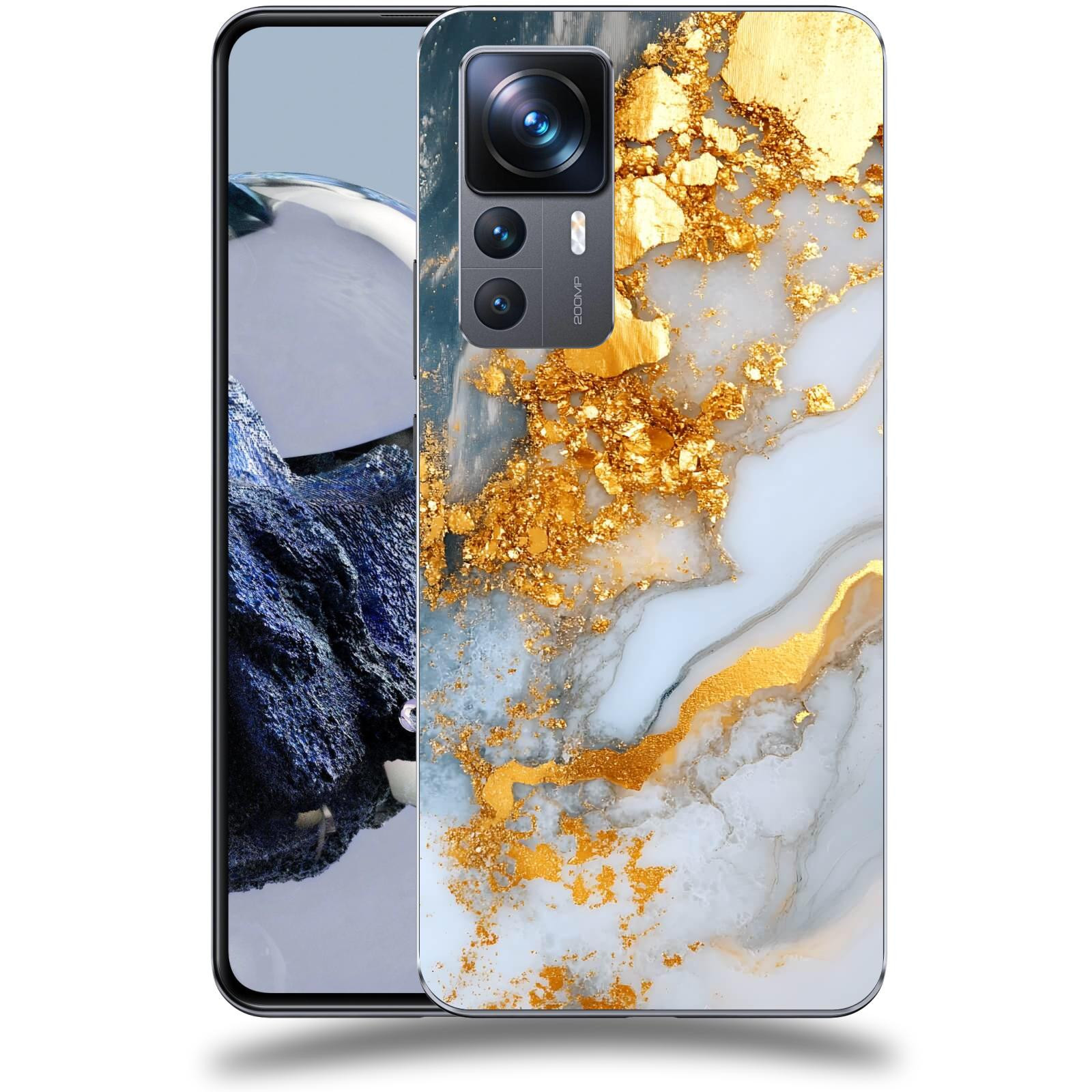 ACOVER Kryt na mobil Xiaomi 12T Pro - Liquid Gold VII