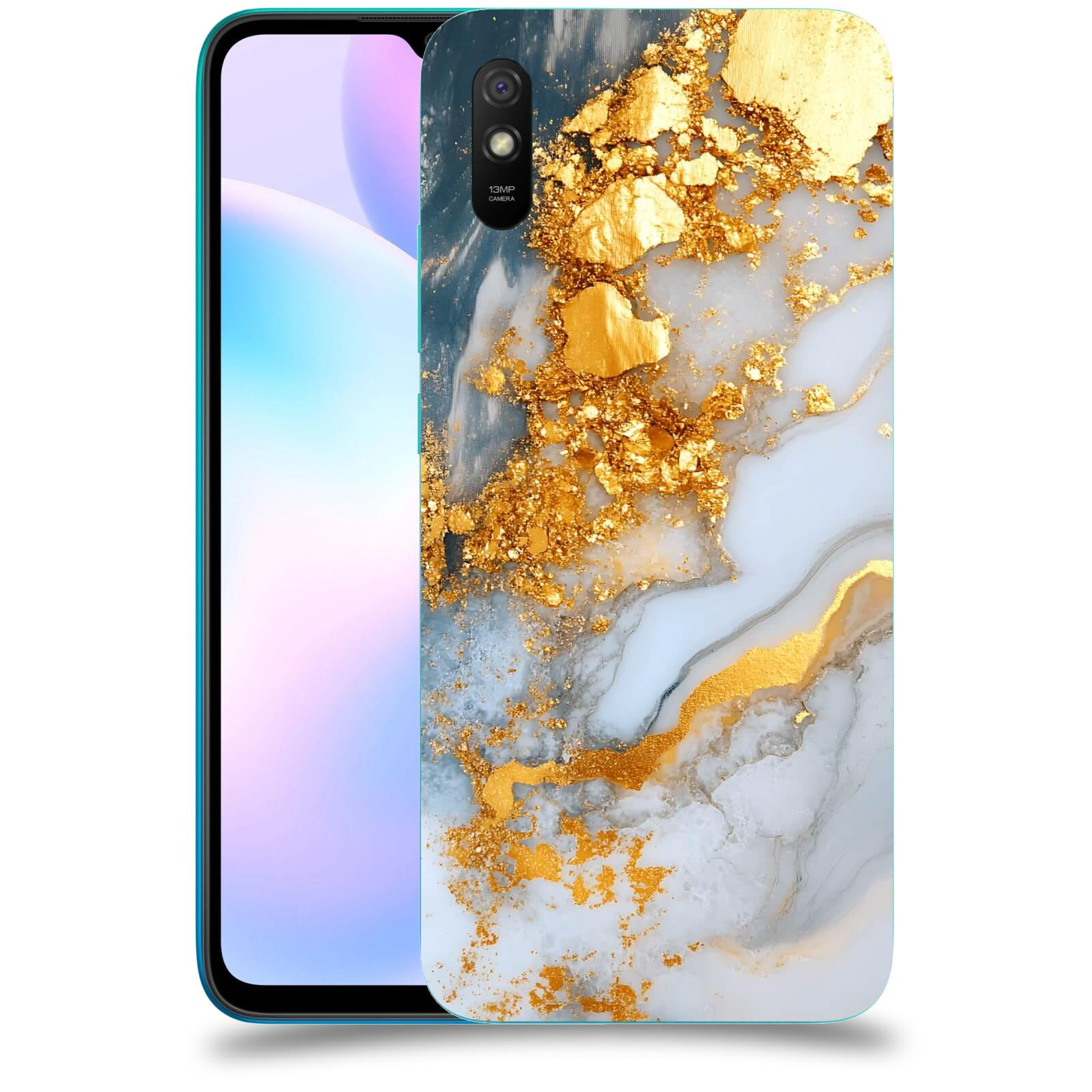ACOVER Kryt na mobil Xiaomi Redmi 9AT - Liquid Gold VII