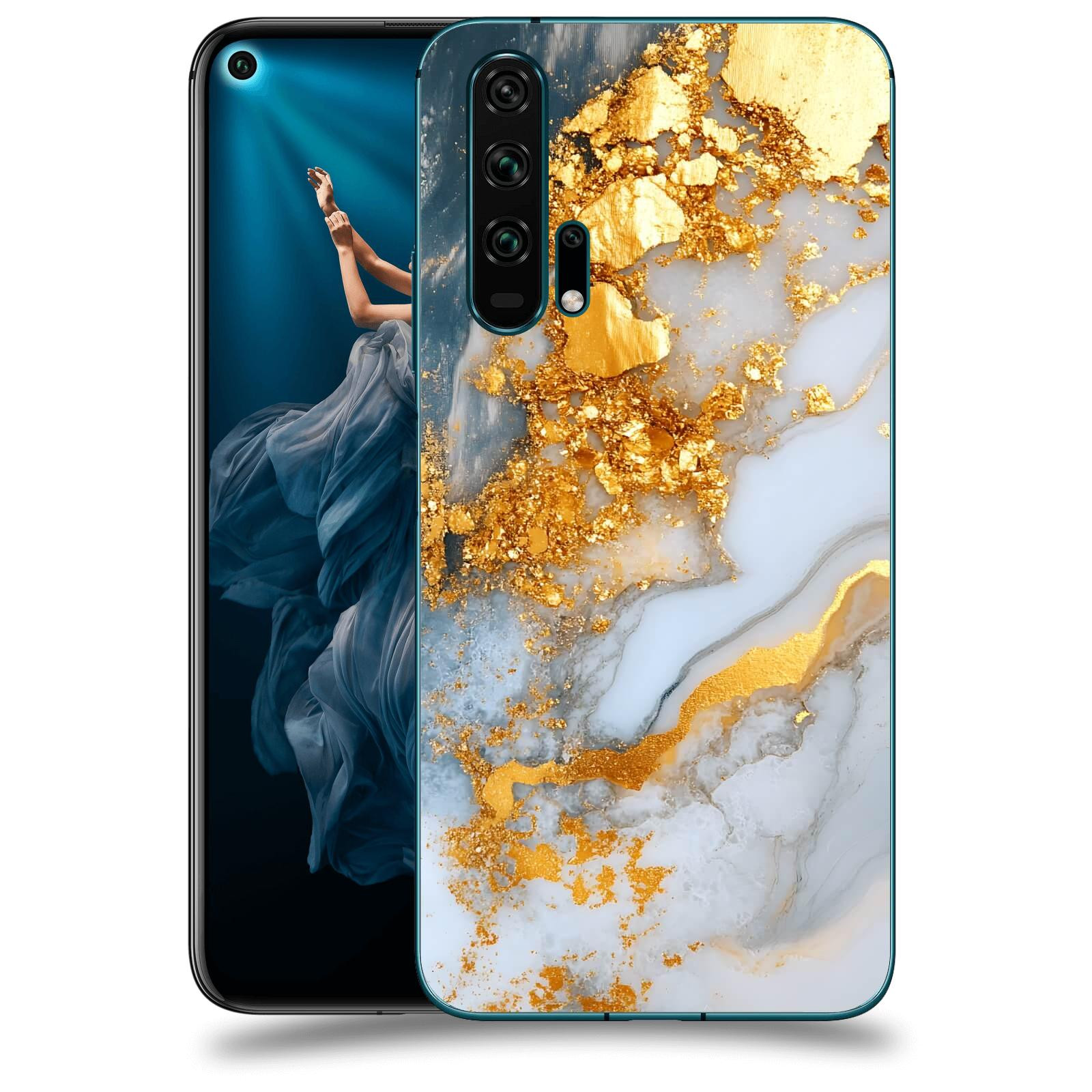 ACOVER Kryt na mobil Honor 20 Pro - Liquid Gold VII