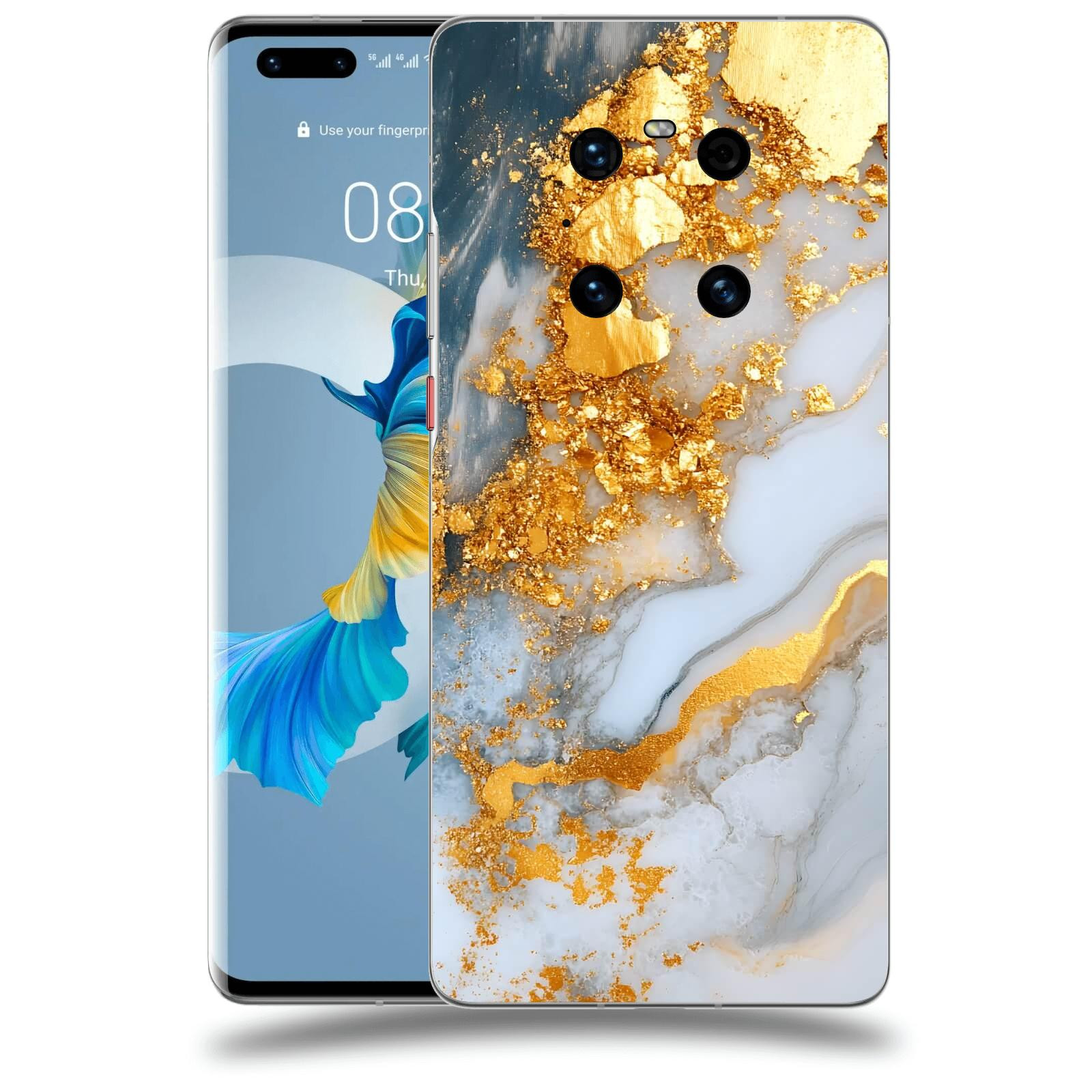 ACOVER Kryt na mobil Huawei Mate 40 Pro - Liquid Gold VII