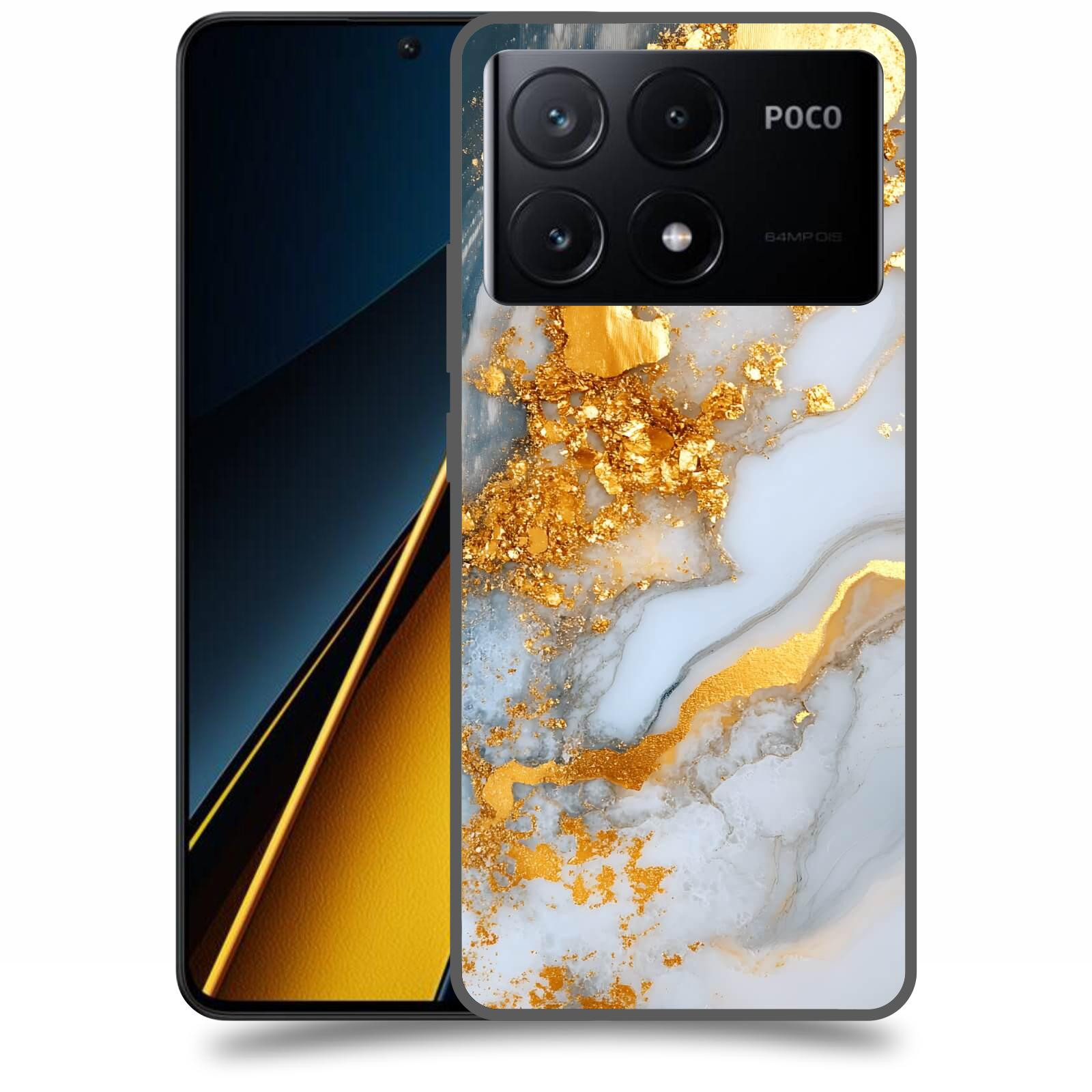 ACOVER Kryt na mobil Poco X6 Pro 5G - Liquid Gold VII