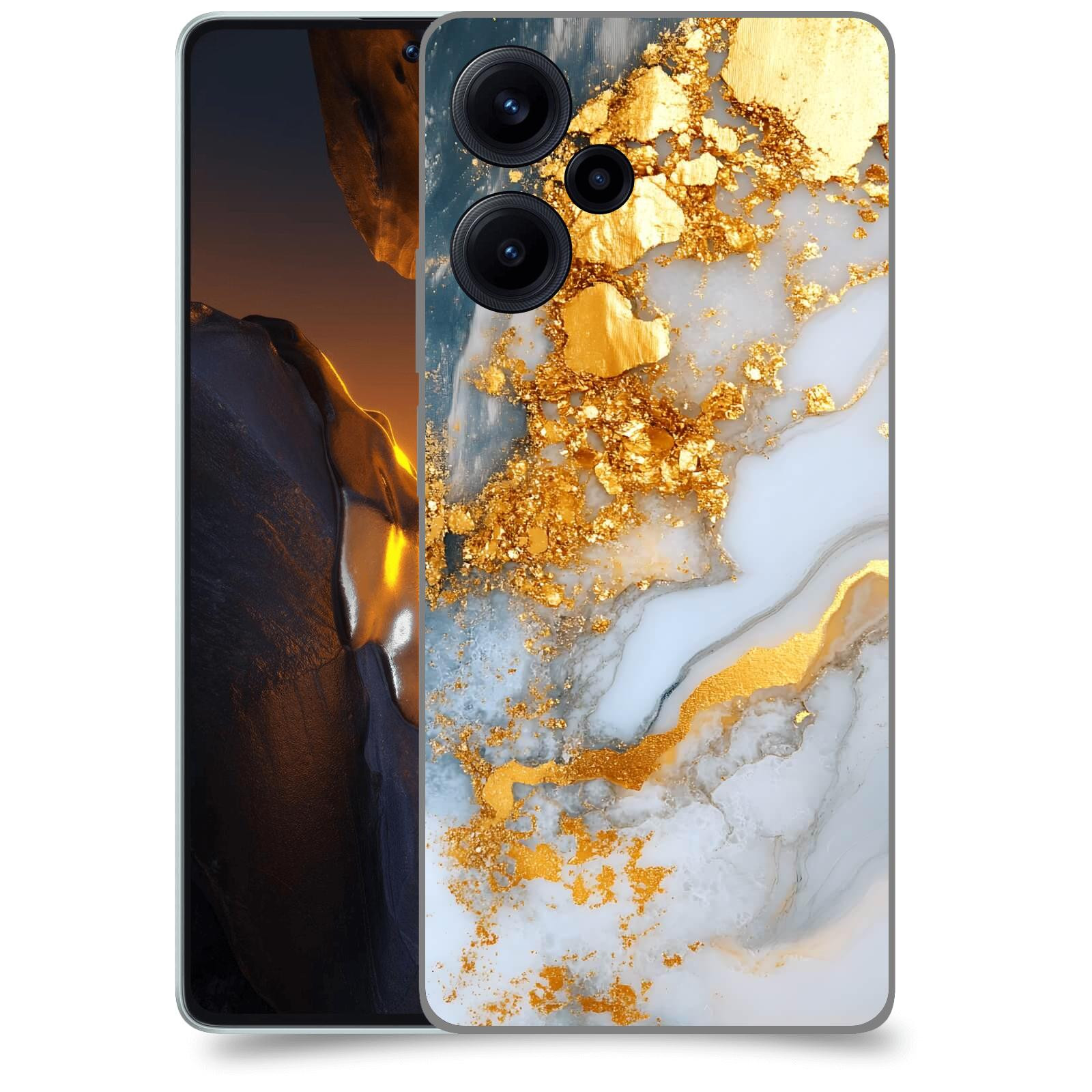ACOVER Kryt na mobil Xiaomi Poco F5 - Liquid Gold VII