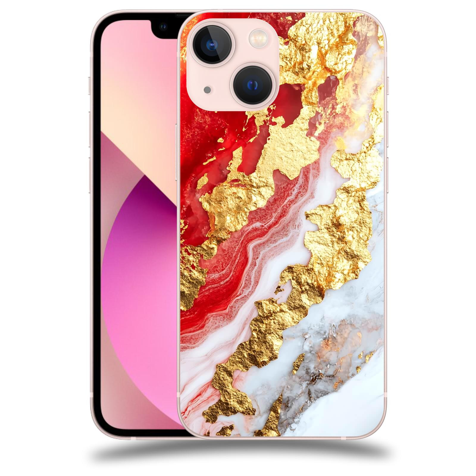 ACOVER Kryt na mobil Apple iPhone 13 mini - Golden Blood II