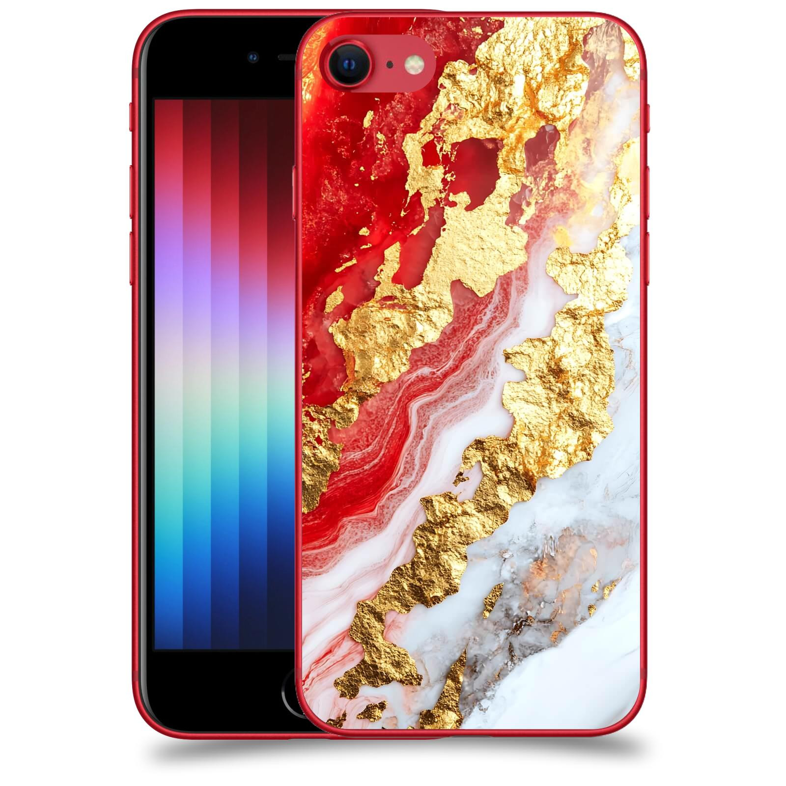 ACOVER Kryt na mobil Apple iPhone SE 2022 - Golden Blood II