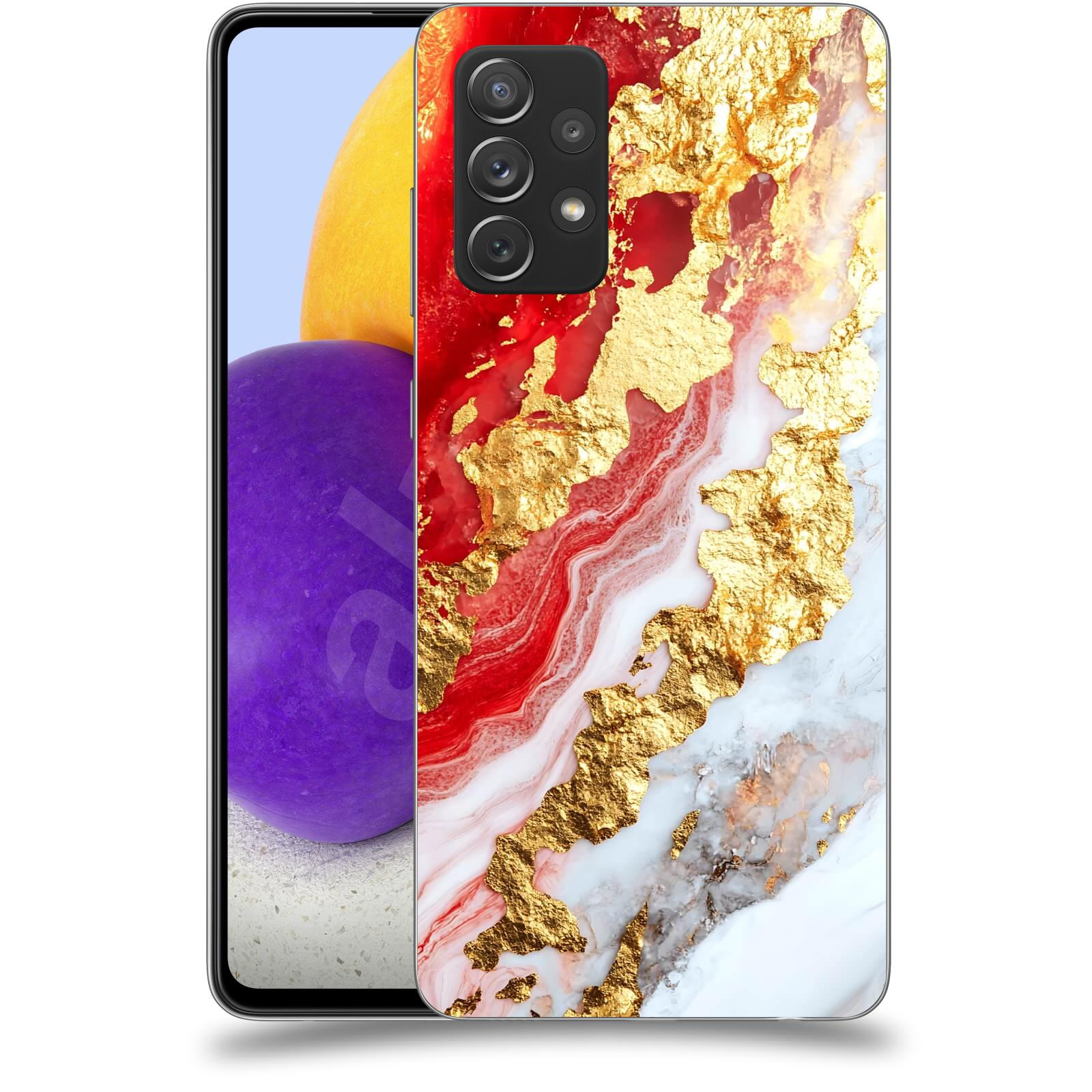 ACOVER Kryt na mobil Samsung Galaxy A72 A725F - Golden Blood II