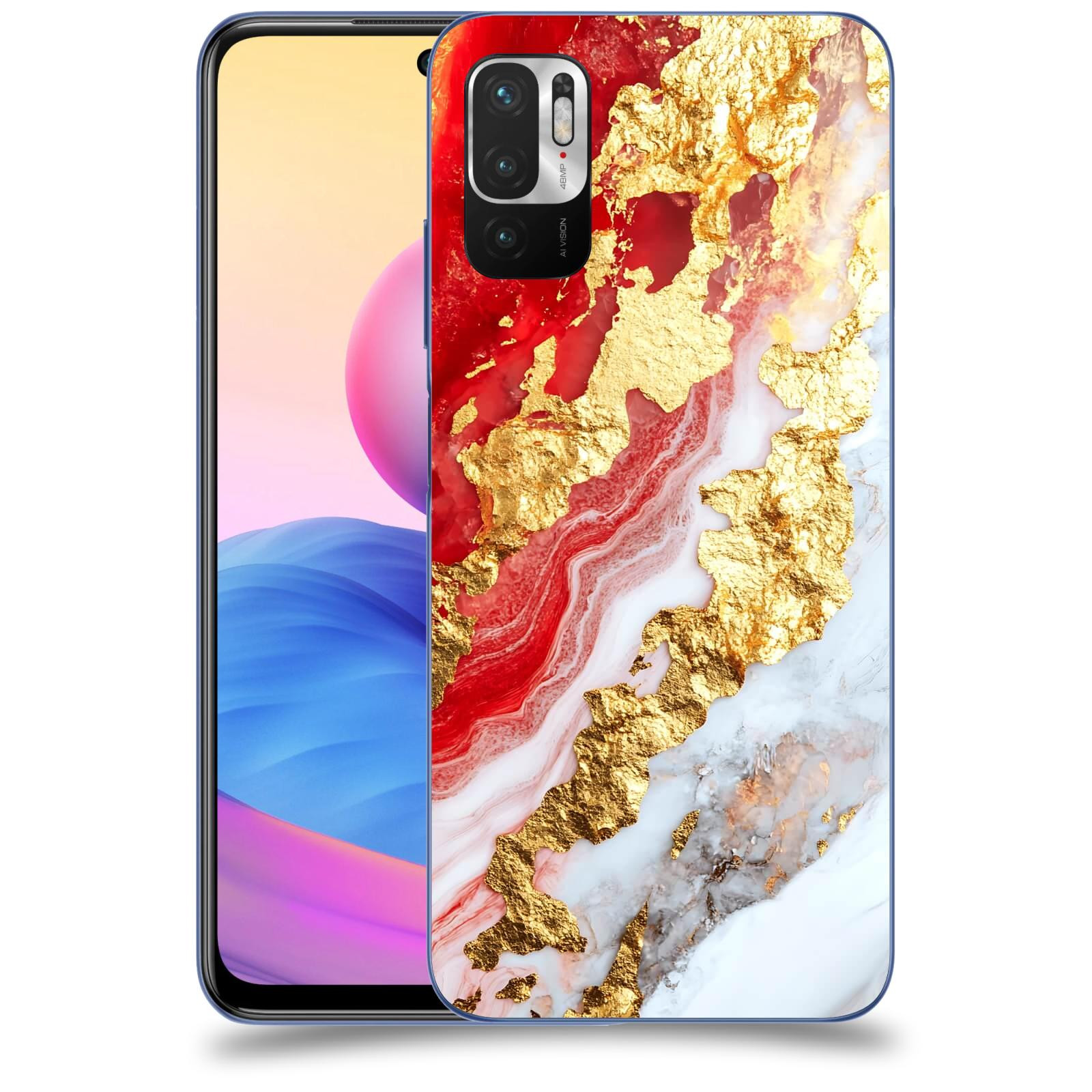 ACOVER Kryt na mobil Xiaomi Redmi Note 10 5G - Golden Blood II