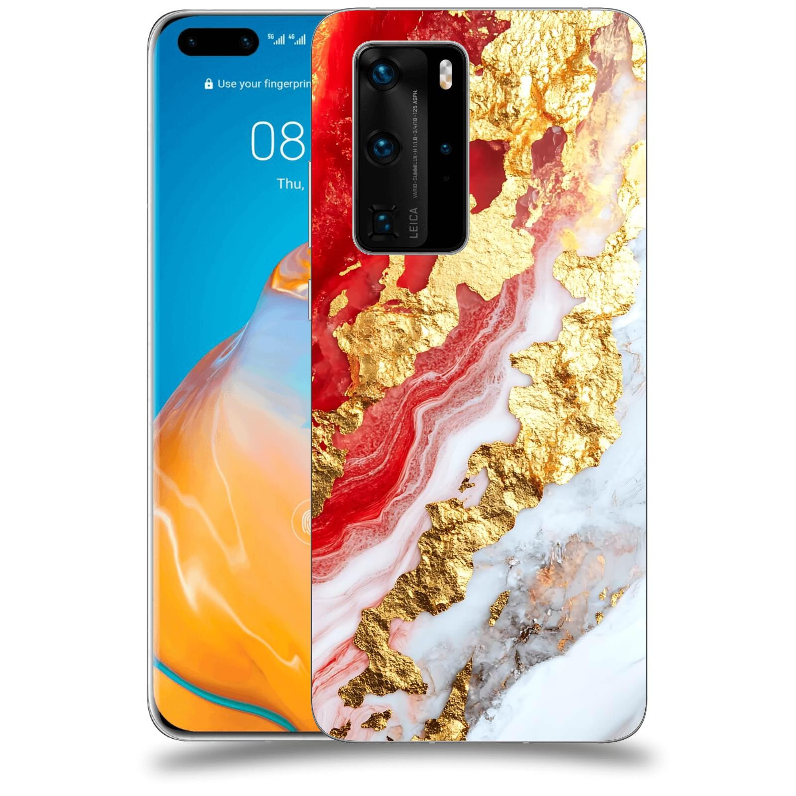 ACOVER Kryt na mobil Huawei P40 - Golden Blood II