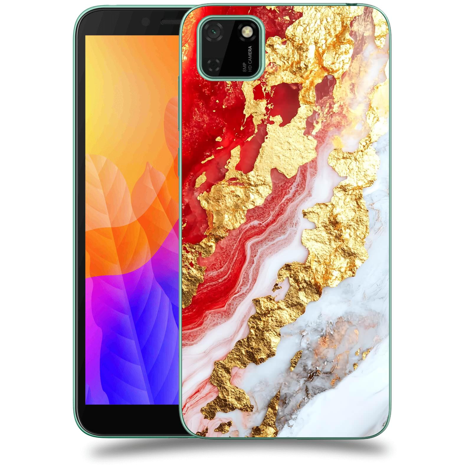 ACOVER Kryt na mobil Huawei Y5P - Golden Blood II