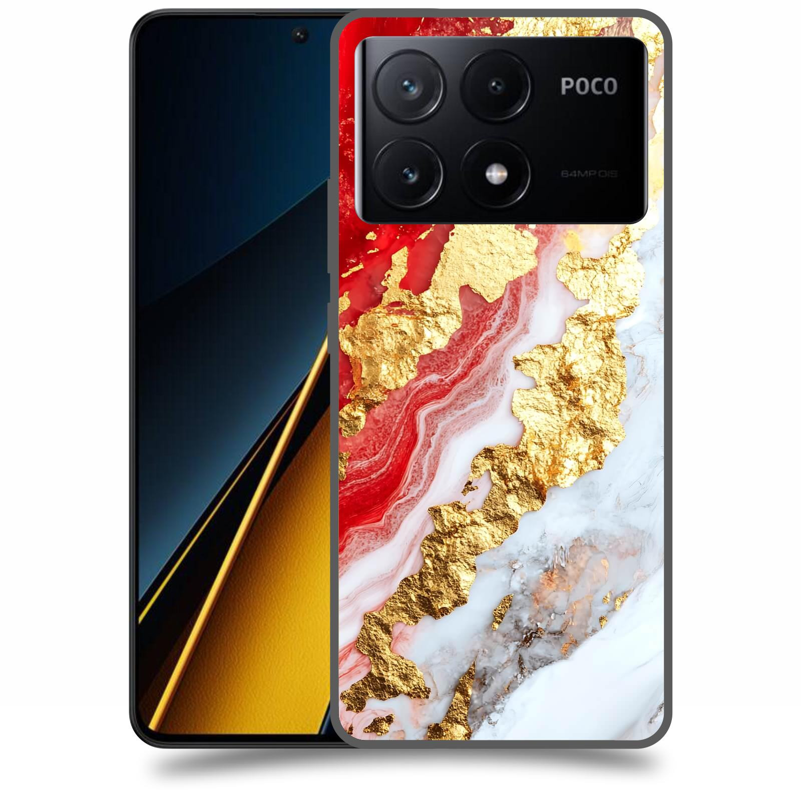 ACOVER Kryt na mobil Poco X6 Pro 5G - Golden Blood II