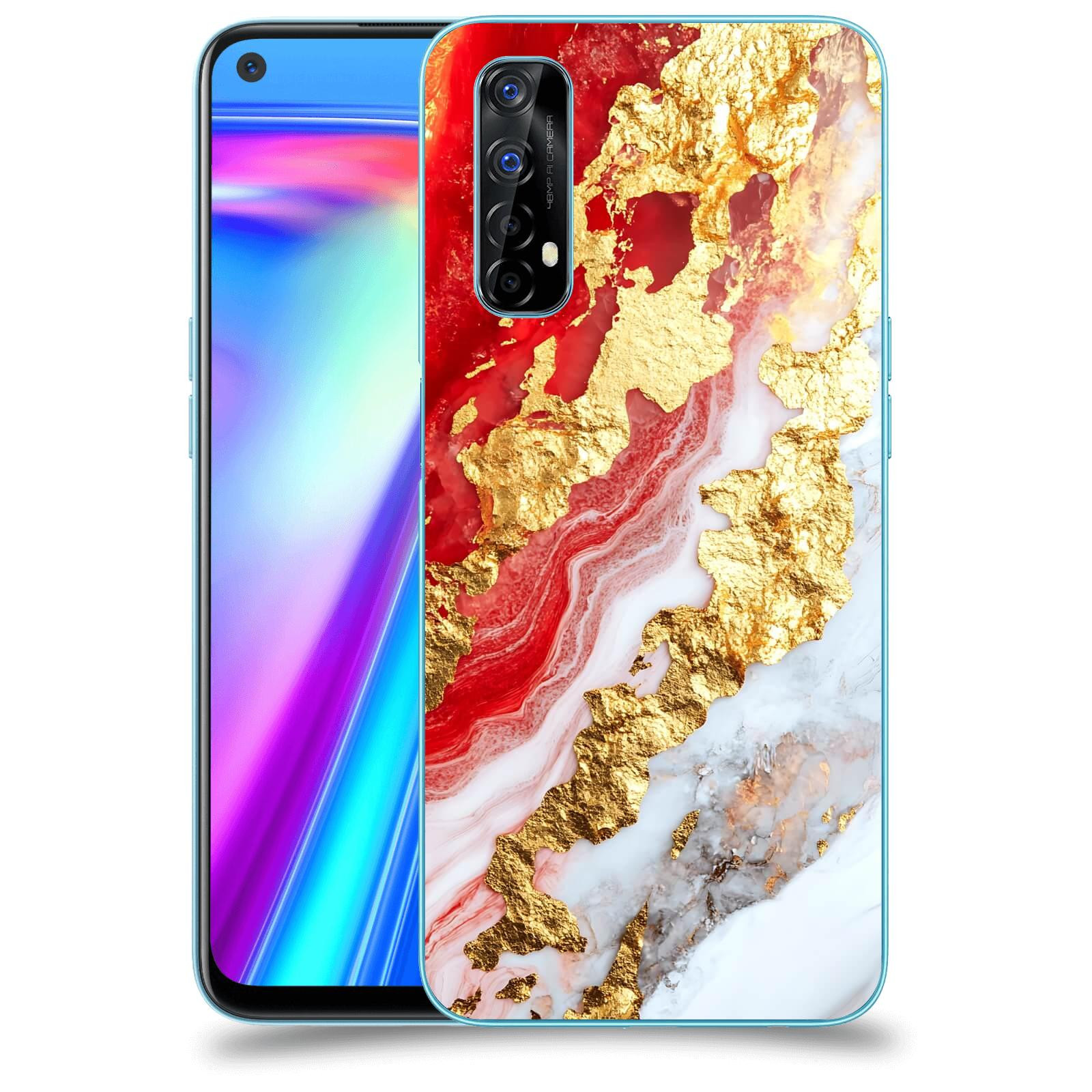ACOVER Kryt na mobil Realme 7 - Golden Blood II