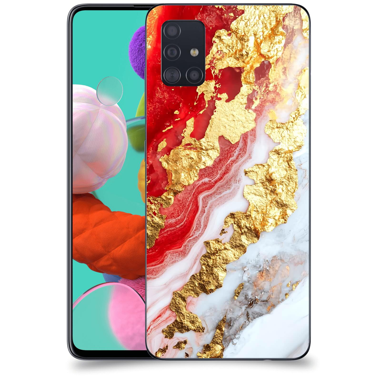 ACOVER Kryt na mobil Samsung Galaxy A51 A515F - Golden Blood II