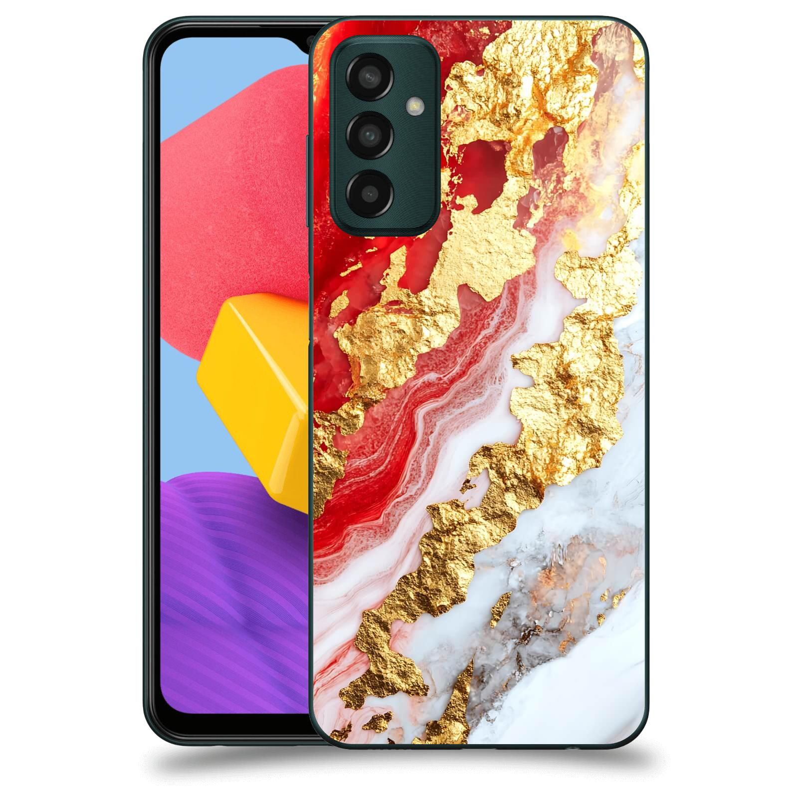 ACOVER Kryt na mobil Samsung Galaxy M13 M135F - Golden Blood II