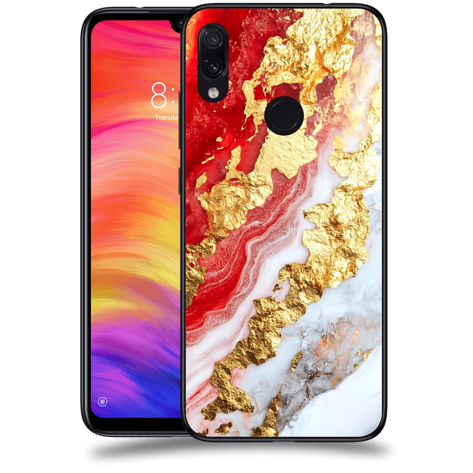 ACOVER Kryt na mobil Xiaomi Redmi Note 7 - Golden Blood II