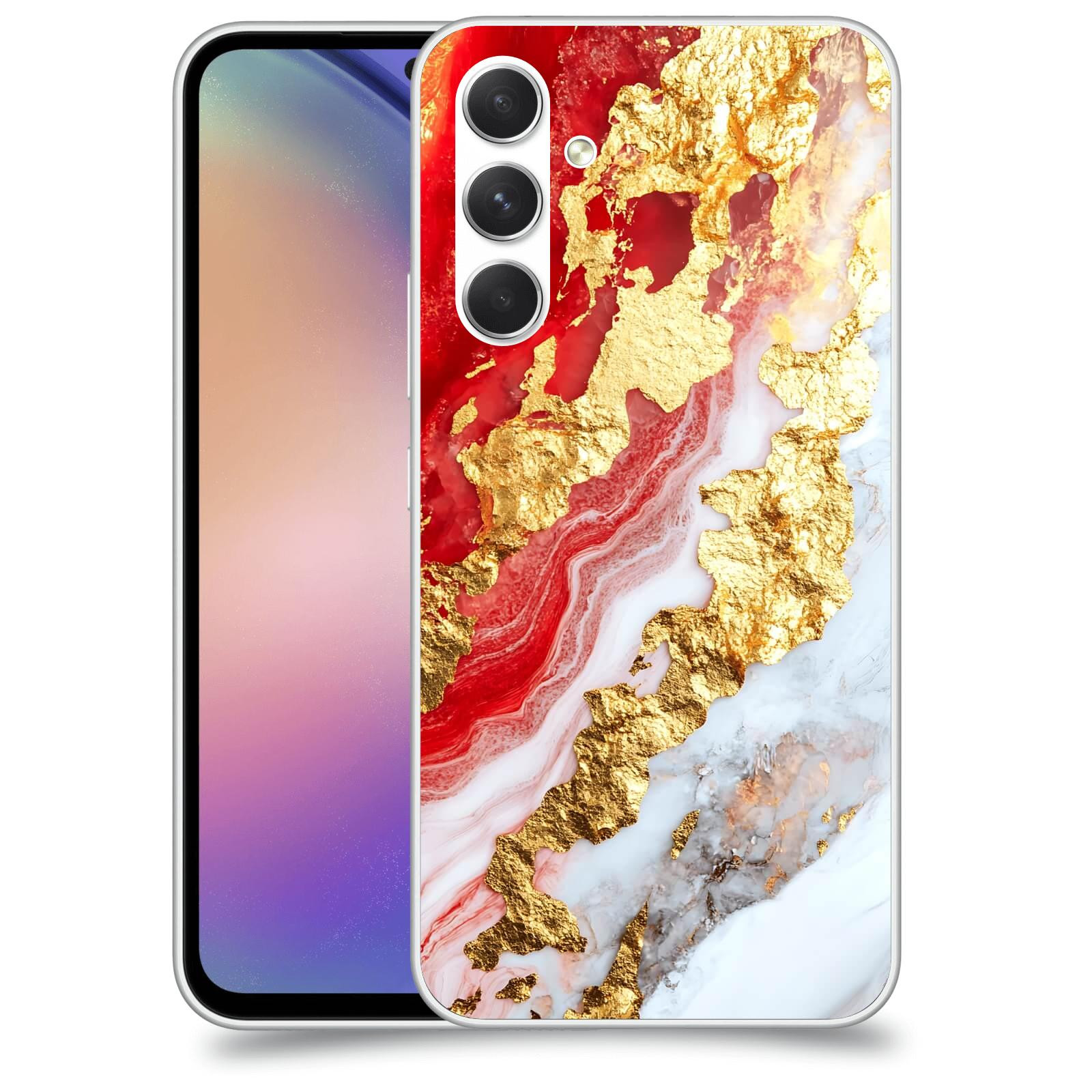 ACOVER Kryt na mobil Samsung Galaxy M54 5G - Golden Blood II