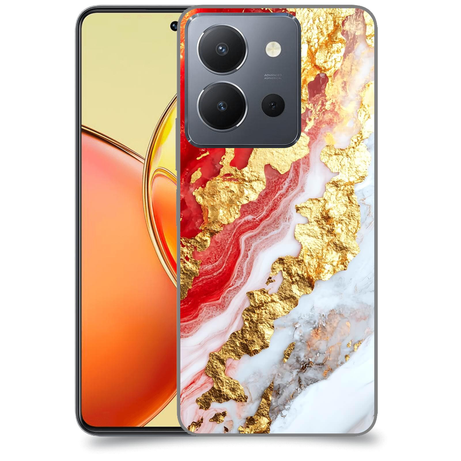 ACOVER Kryt na mobil Vivo Y36 - Golden Blood II