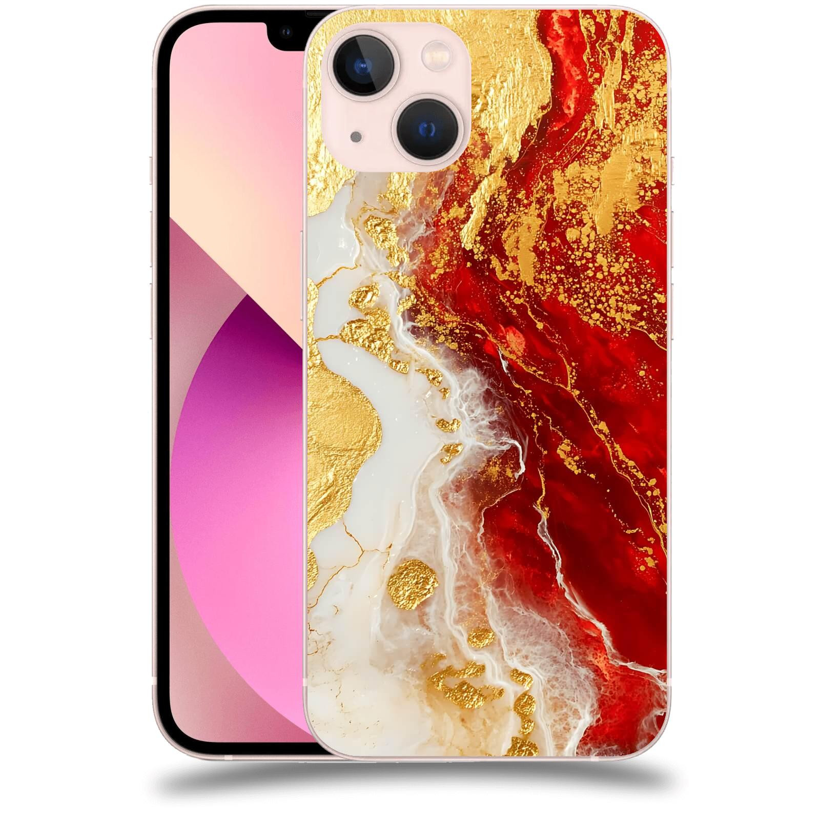 ACOVER Kryt na mobil Apple iPhone 13 - Golden Blood III